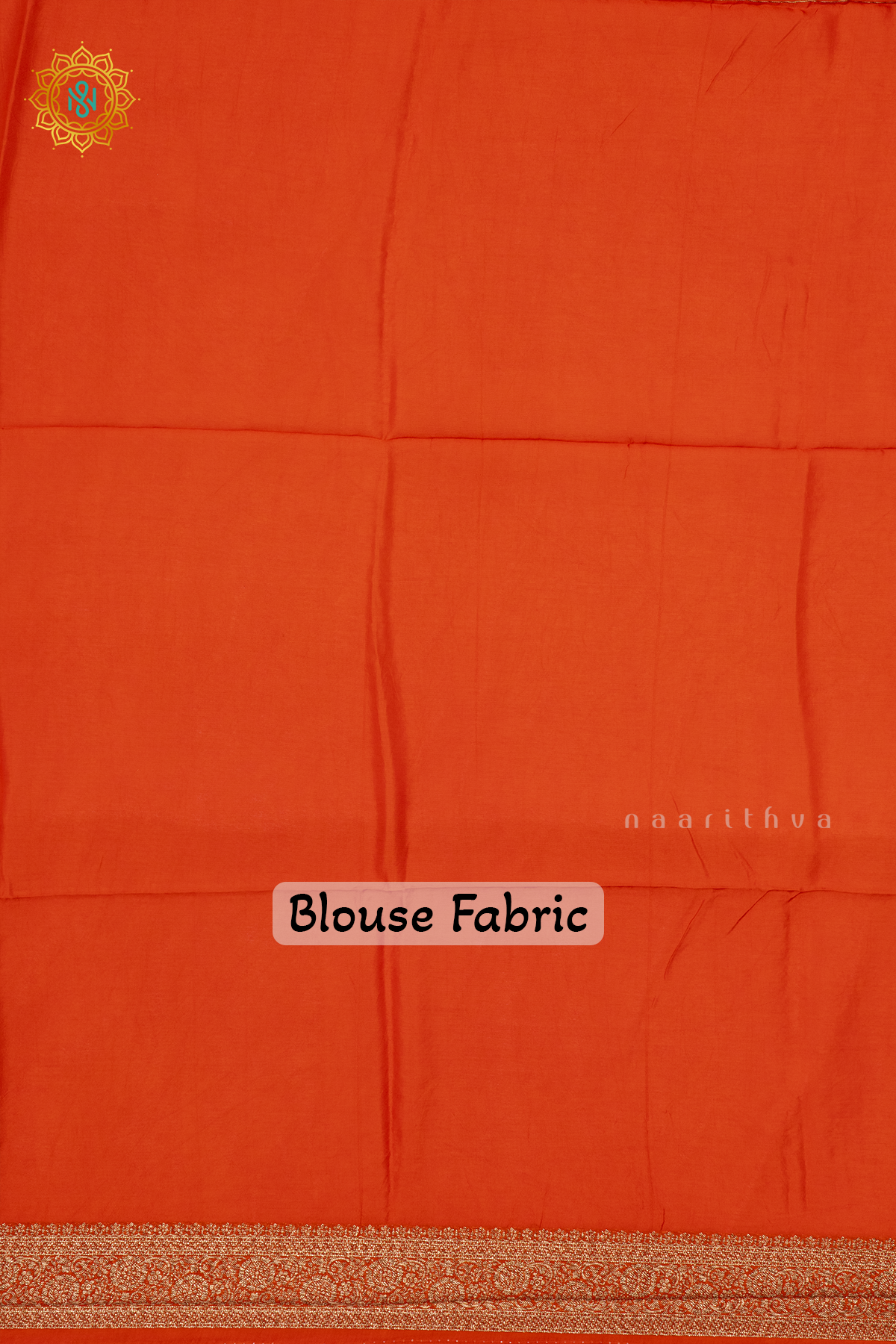 ORANGE - SEMI TUSSAR SILK
