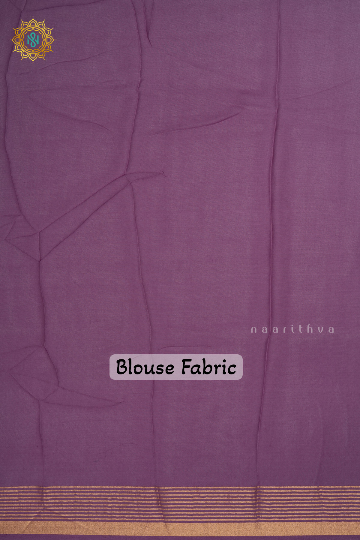 Lavender Chiffon Georgette Saree Printed Body With Zari Border