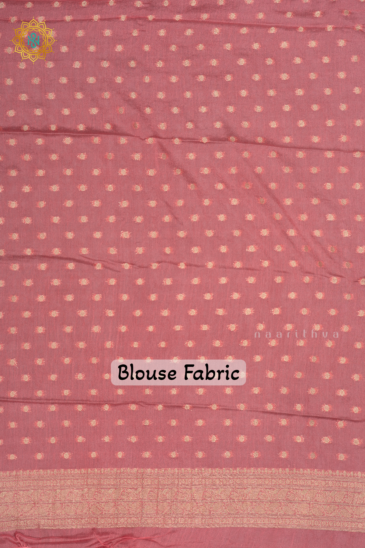 NAVY BLUE WITH PINK - SEMI CHIFFON GEORGETTE