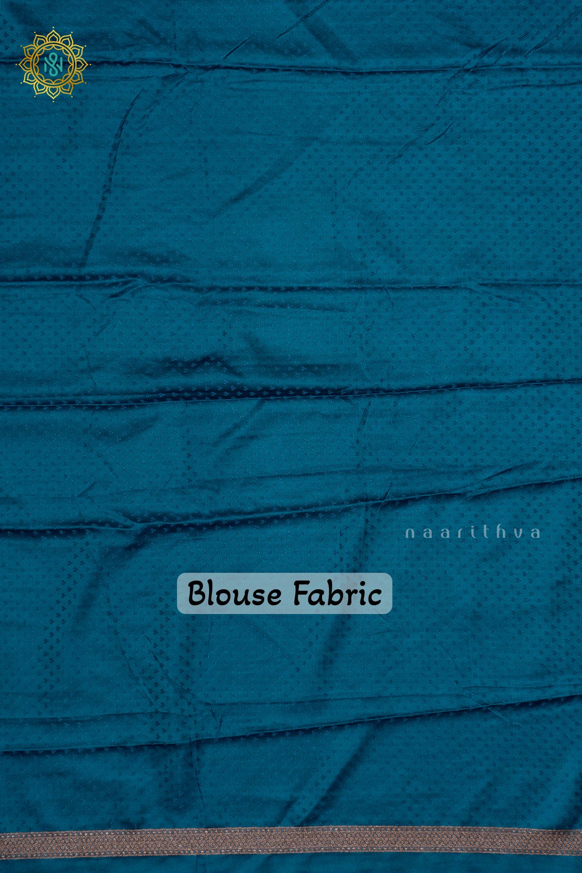 TEAL BLUE - SATIN BANRASI