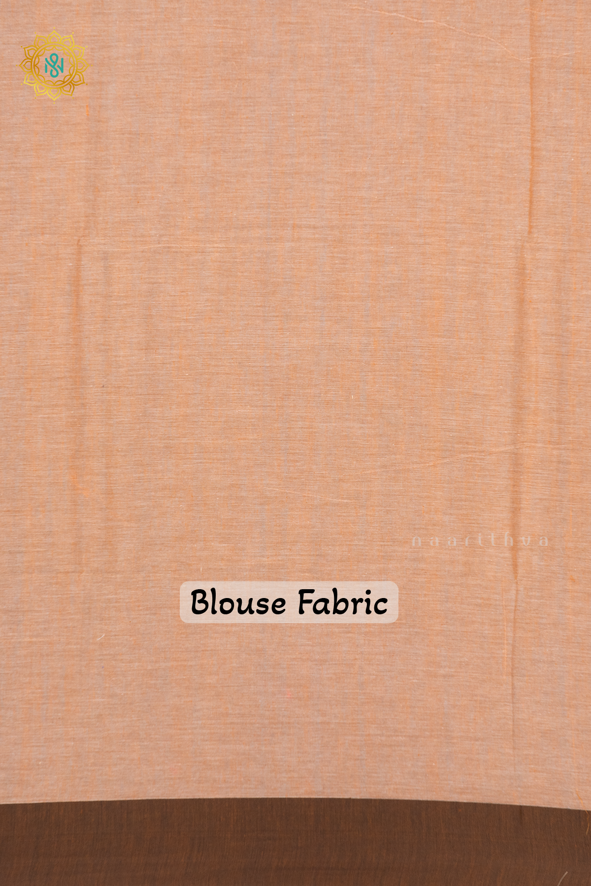 ORANGE WITH BLACK - MUL COTTON