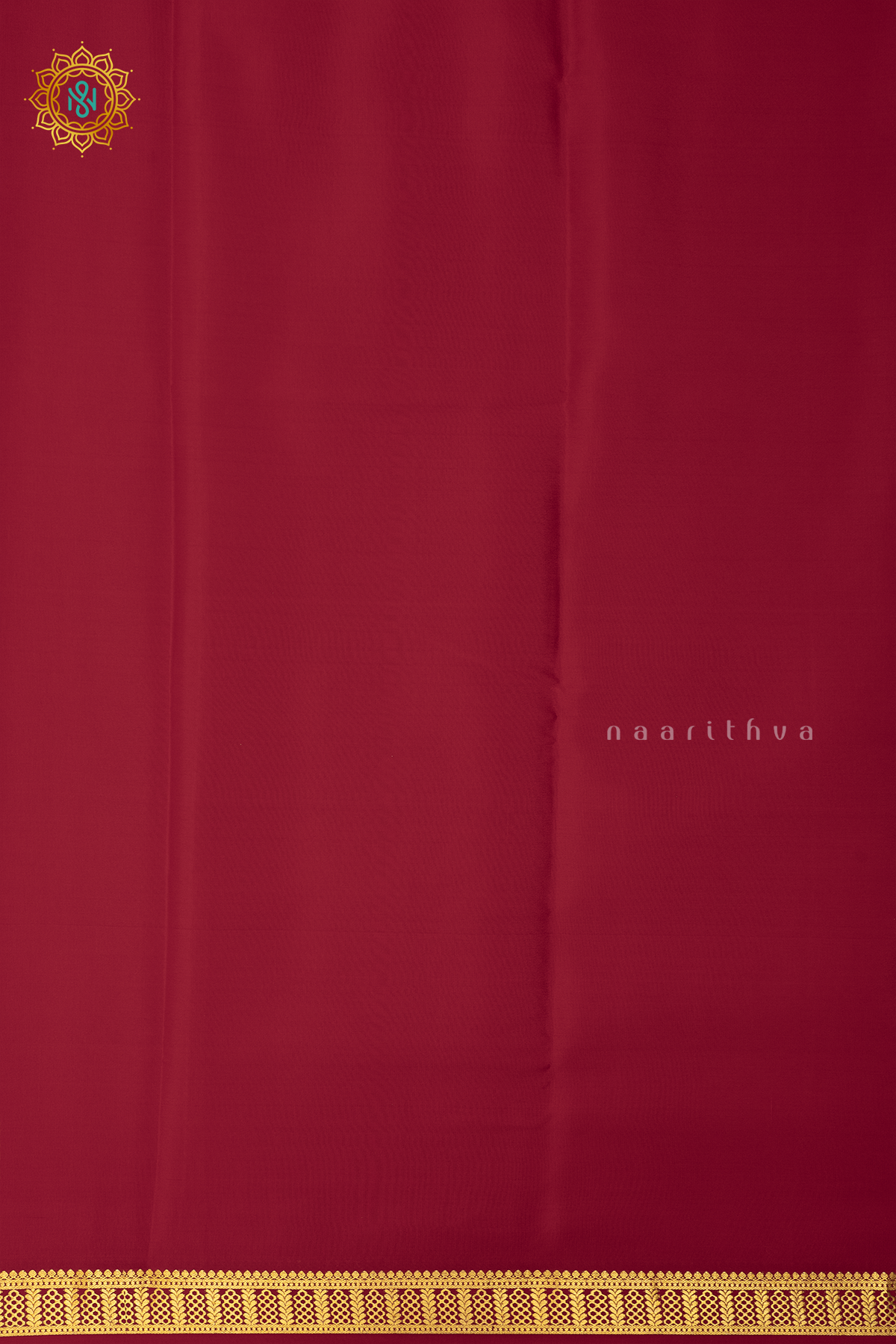 RED - PURE MYSORE CREPE SILK