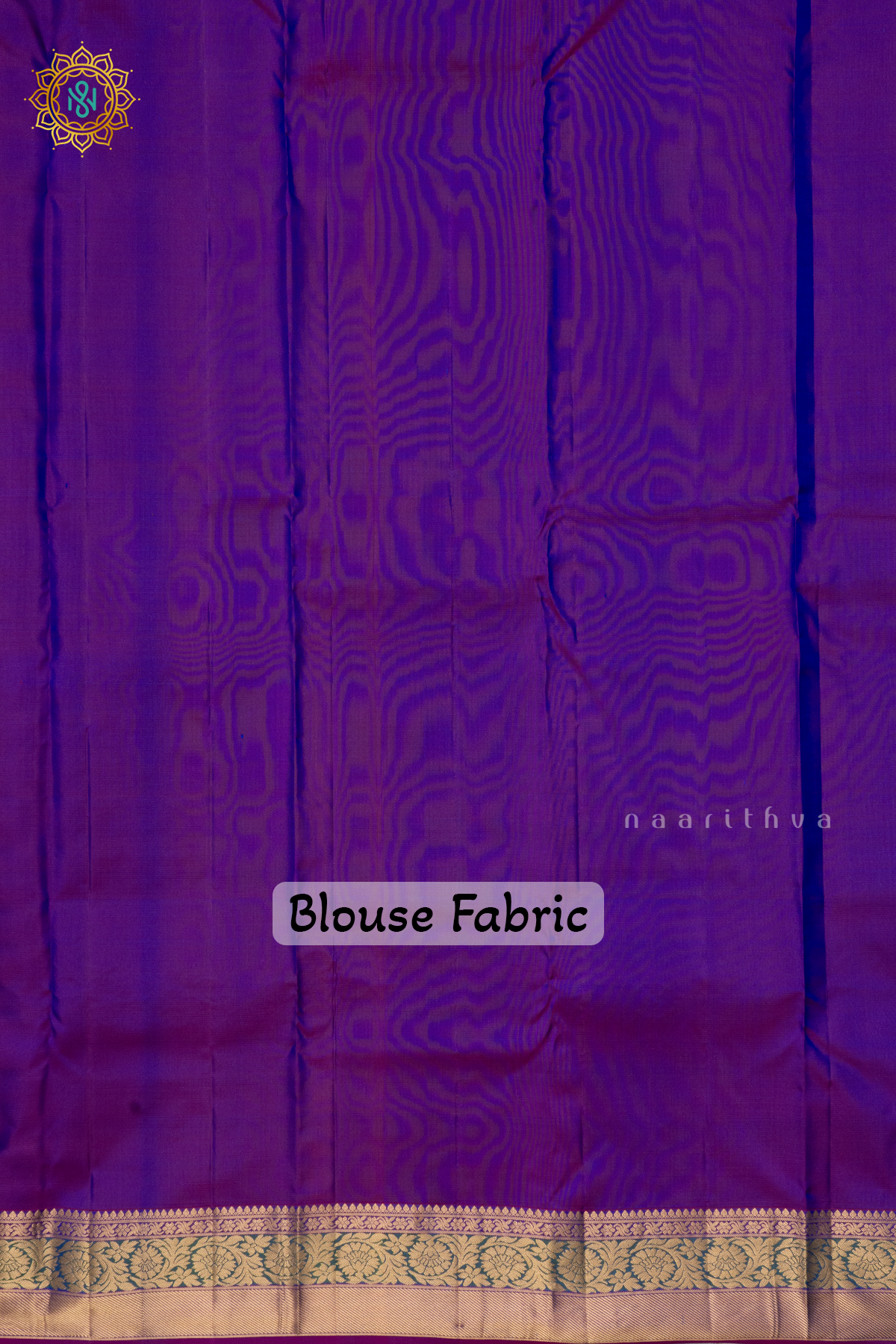 BLUE WITH PURPLE - PURE KANJIVARAM SILK
