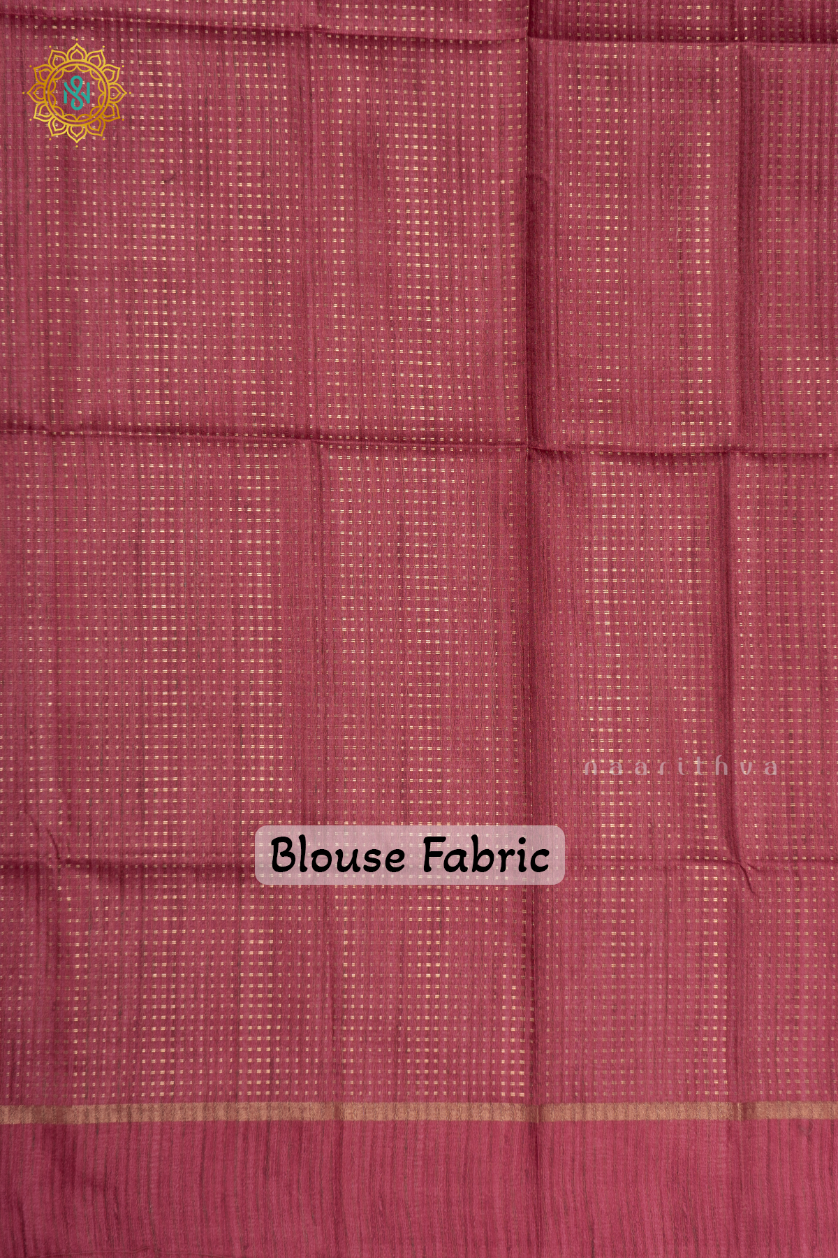 Aqua Blue With Magenta Semi Tussar Silk Saree With Zari Stripes On The Body And Contrast Border