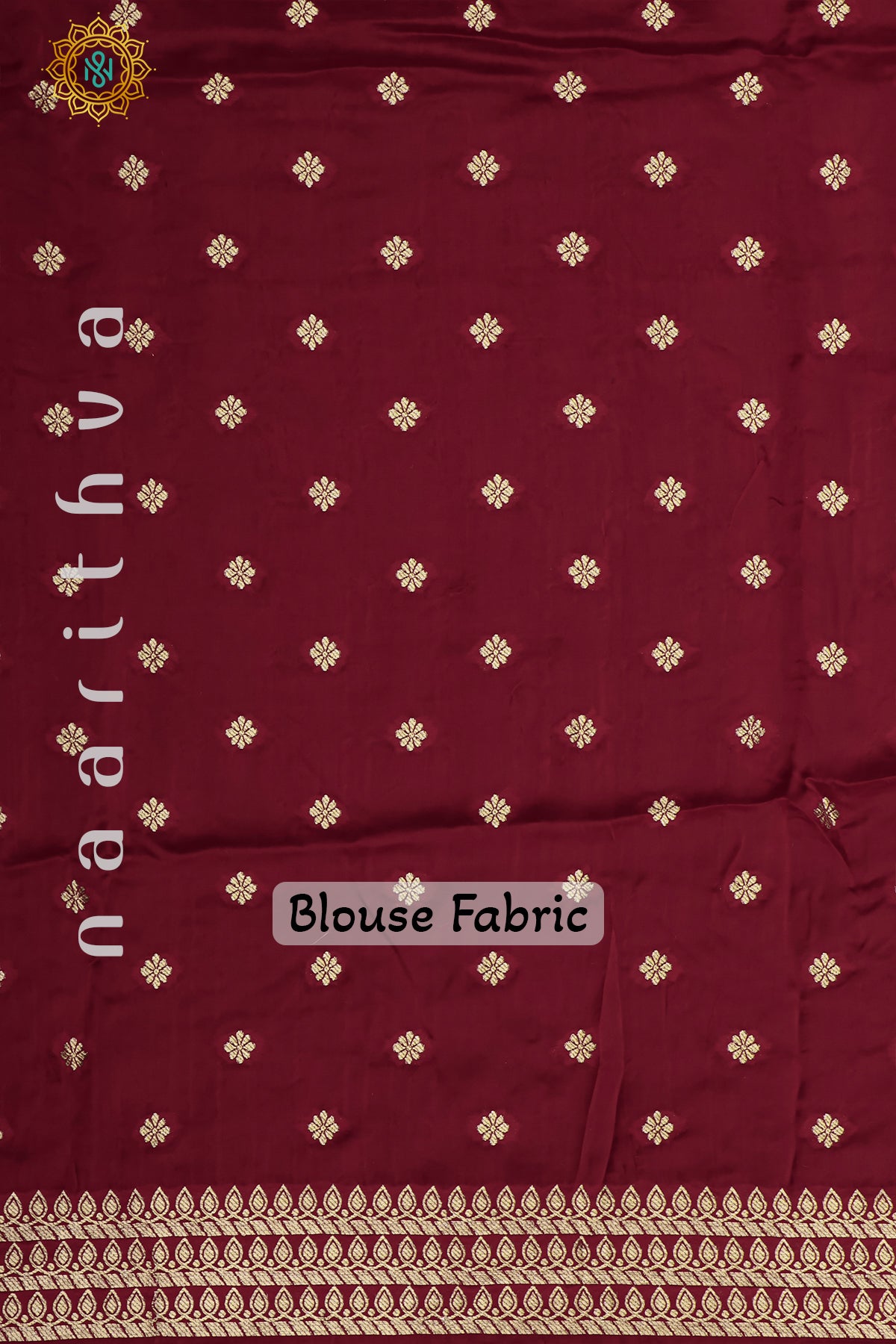 MAROON - SATIN CREPE