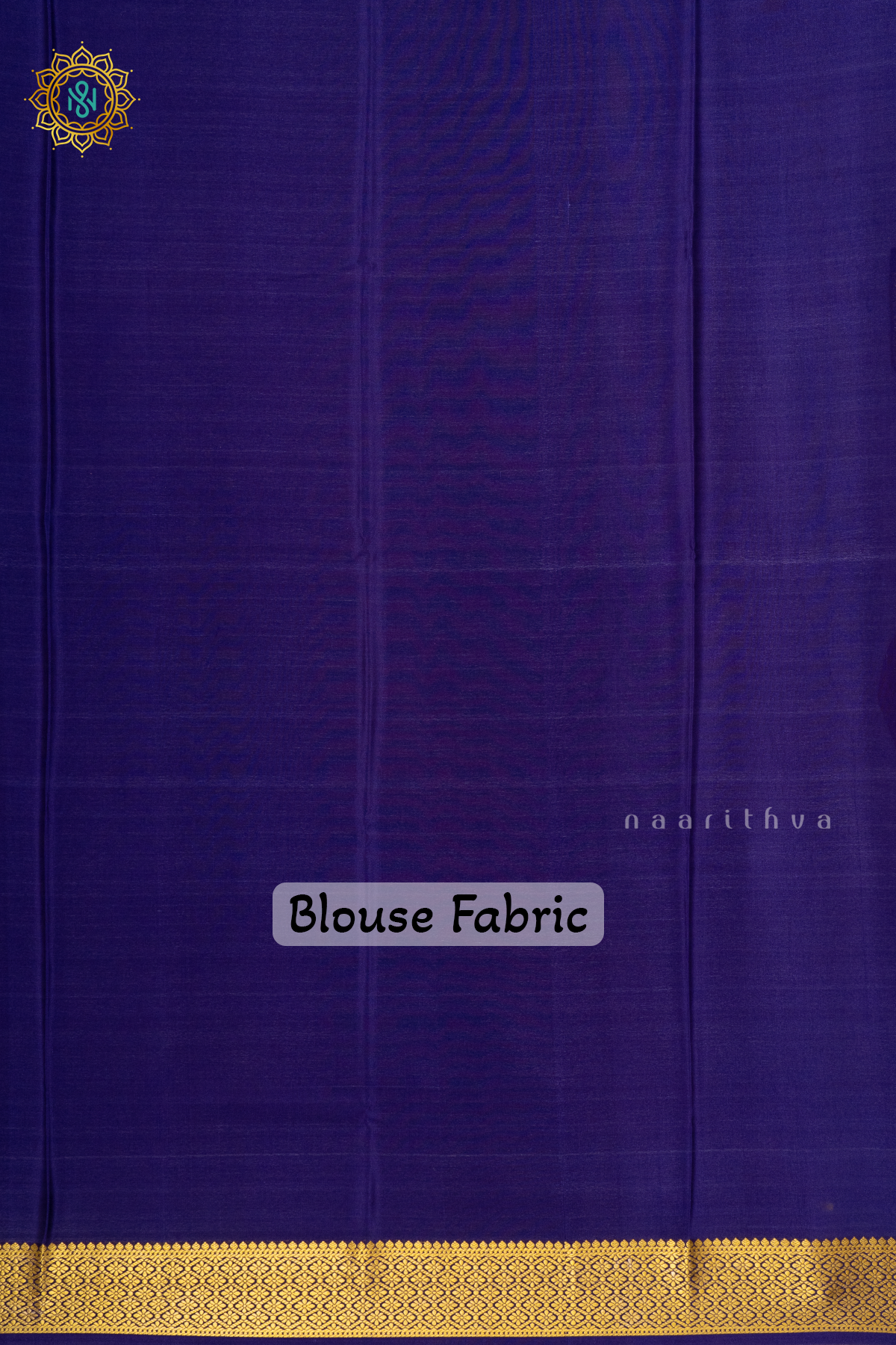 PINK WITH BLUE - PURE MYSORE CREPE SILK