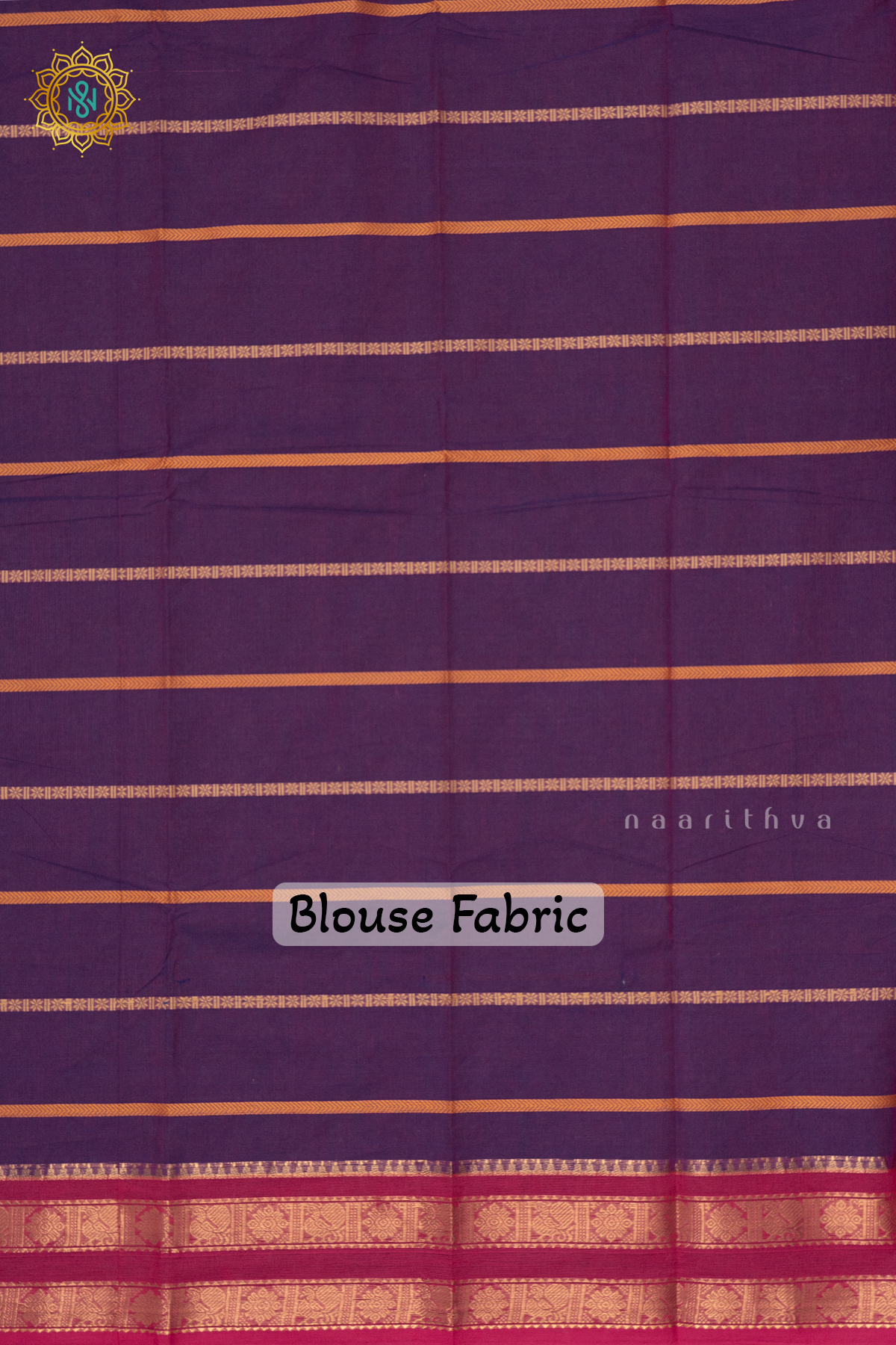 PURPLE WITH PINK - CHETTINAD COTTON