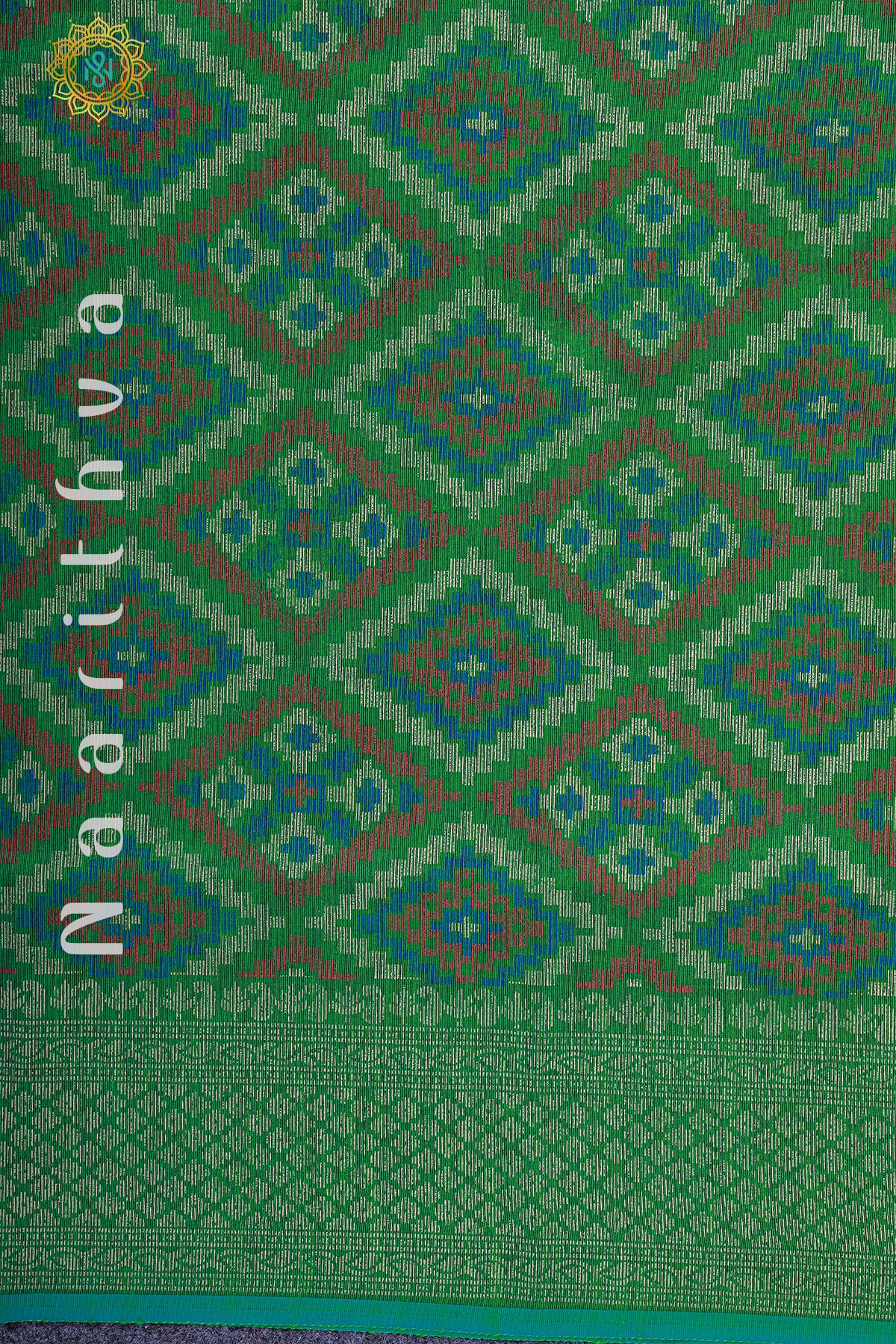 GREEN - SEMI JUTE COTTON