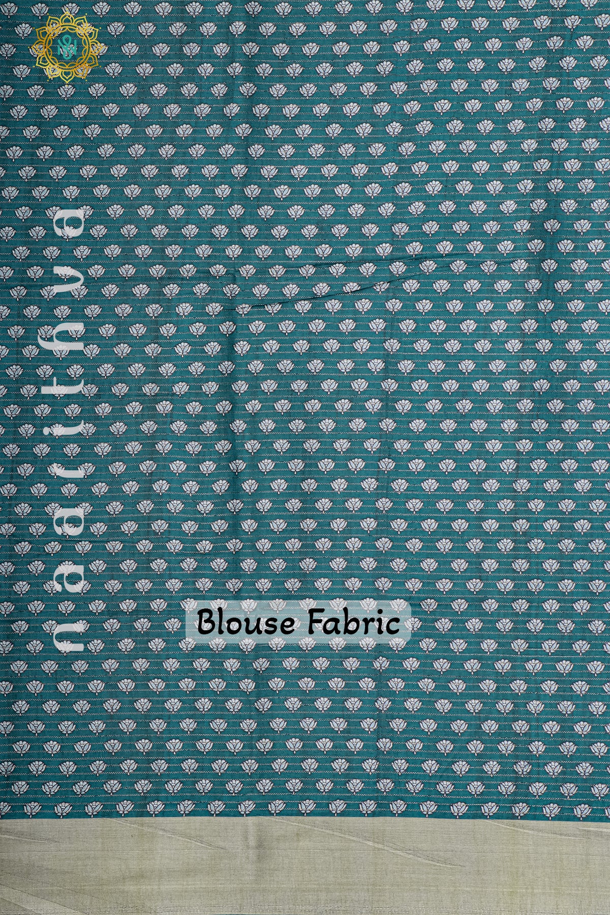 AQUA BLUE - SEMI TUSSAR SILK
