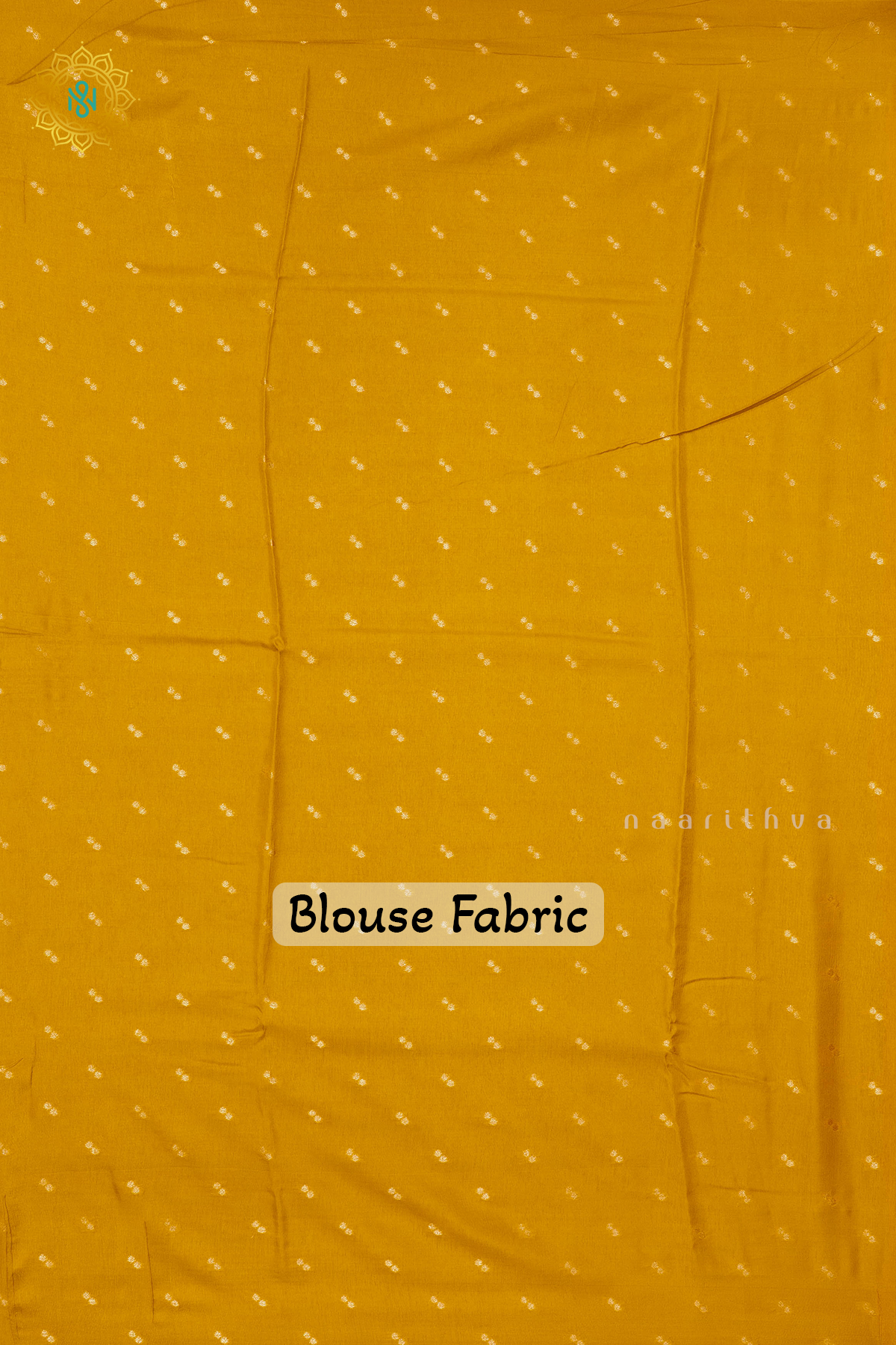 MAROON WITH YELLOW - SEMI CREPE SILK