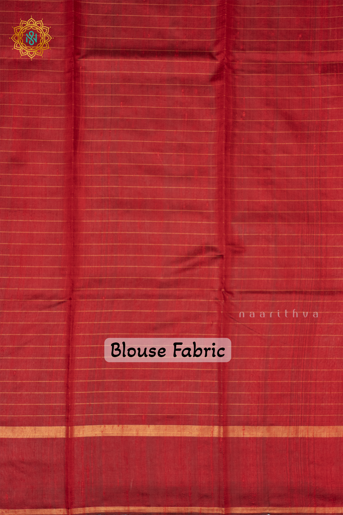 RED - PURE TUSSAR SILK