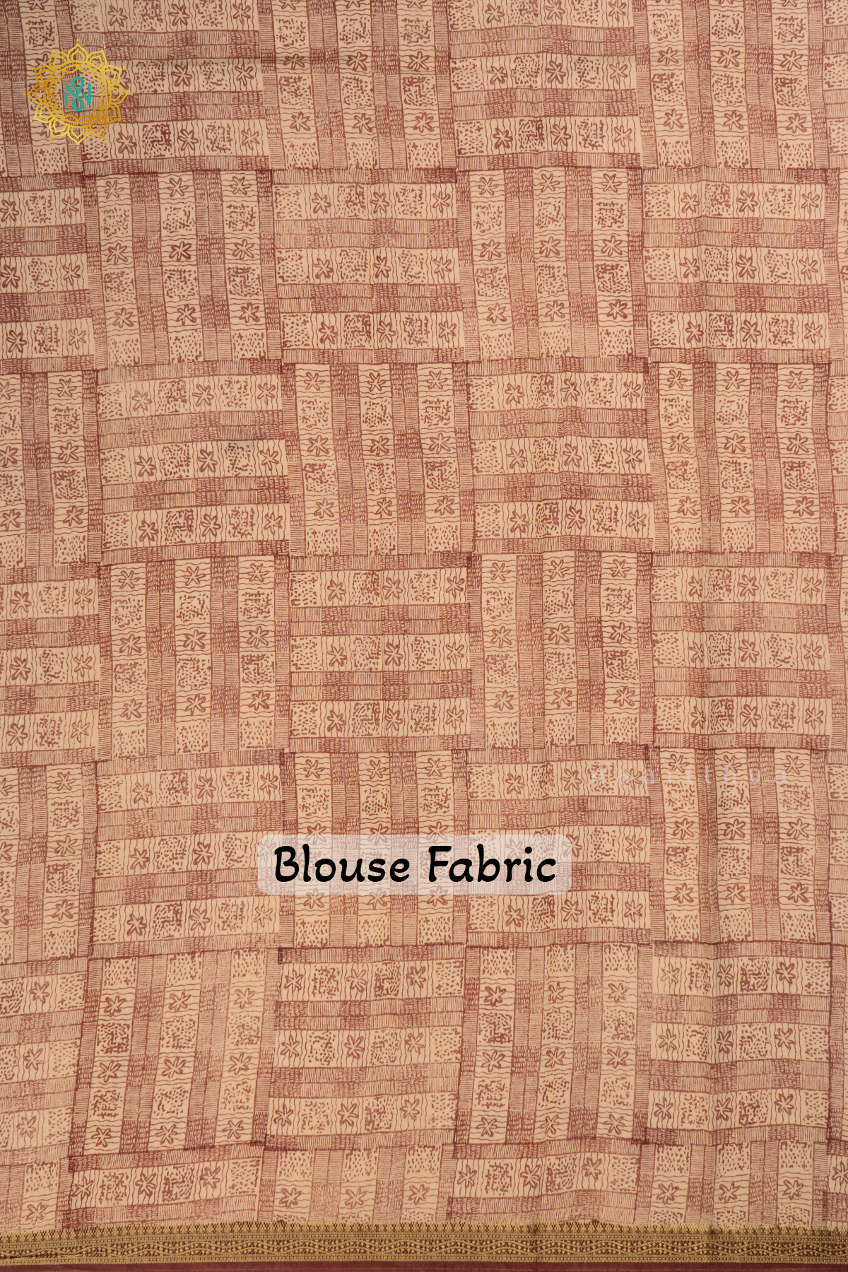 Maroon Butter Crepe Saree with All-Over Printed Body and Zari Border