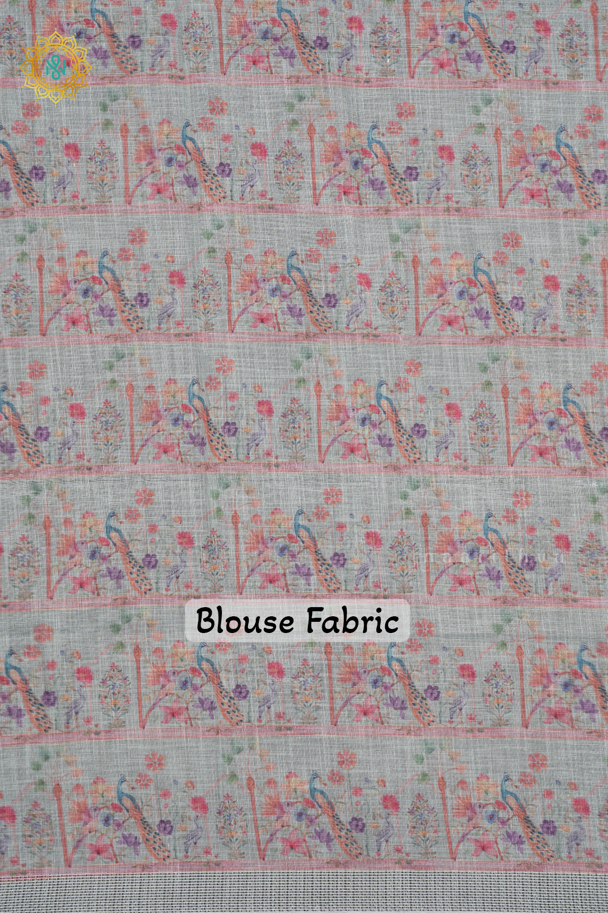 YELLOW WITH GREEN - LINEN BY COTTON