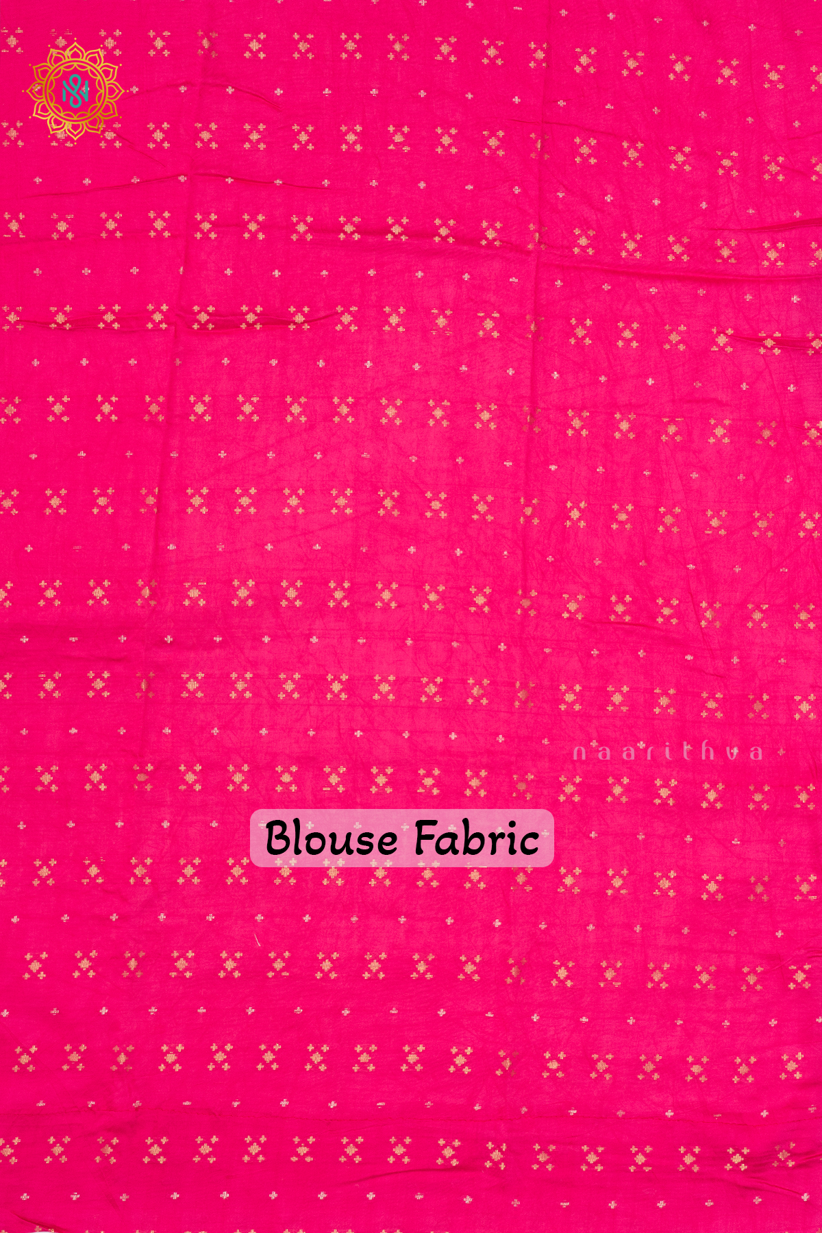 ROUGE PINK WITH RANI PINK - SEMI CREPE SILK