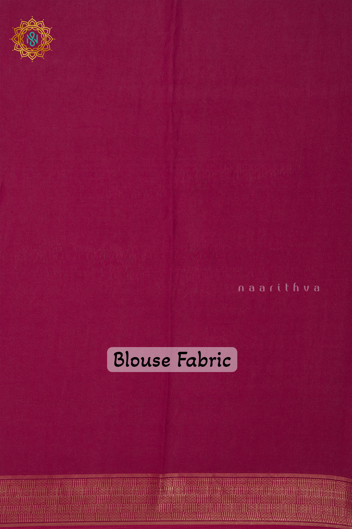 GREEN WITH REDDISH PINK - SEMI GEORGETTE