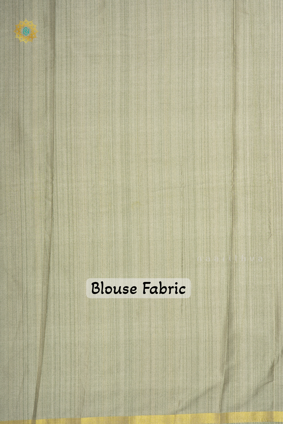 OFF WHITE WITH PISTA GREEN - SOFT TUSSAR