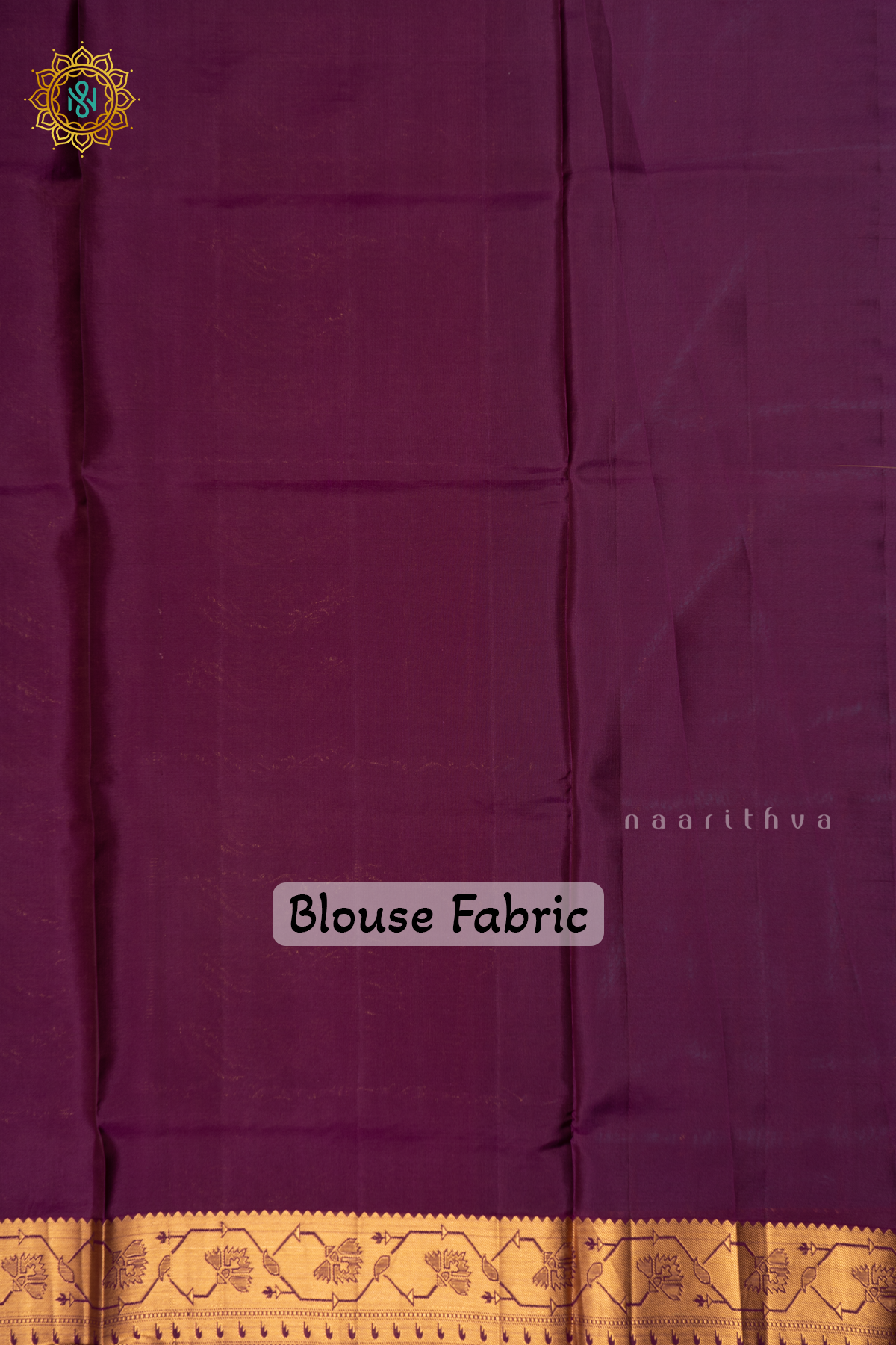 Blue with Purple Pure Mix Kanjivaram Soft Silk Saree with All-Over Zari Buttas and a Contrast Zari Border