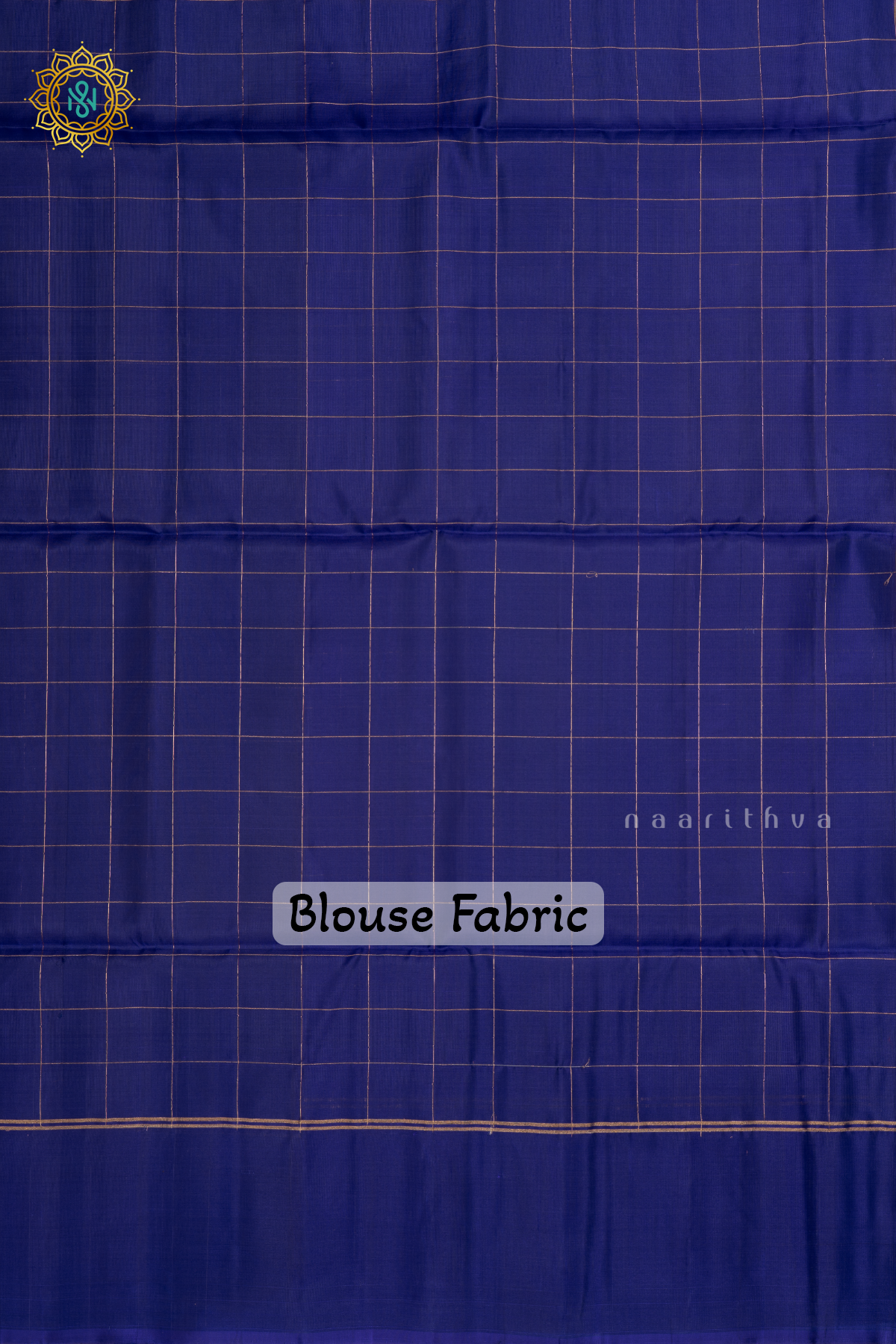 Dual Shade Of Gold With Royal Blue Pure Kanjiavaram Soft Silk Saree with Zari Checks All Over and Contrast Border