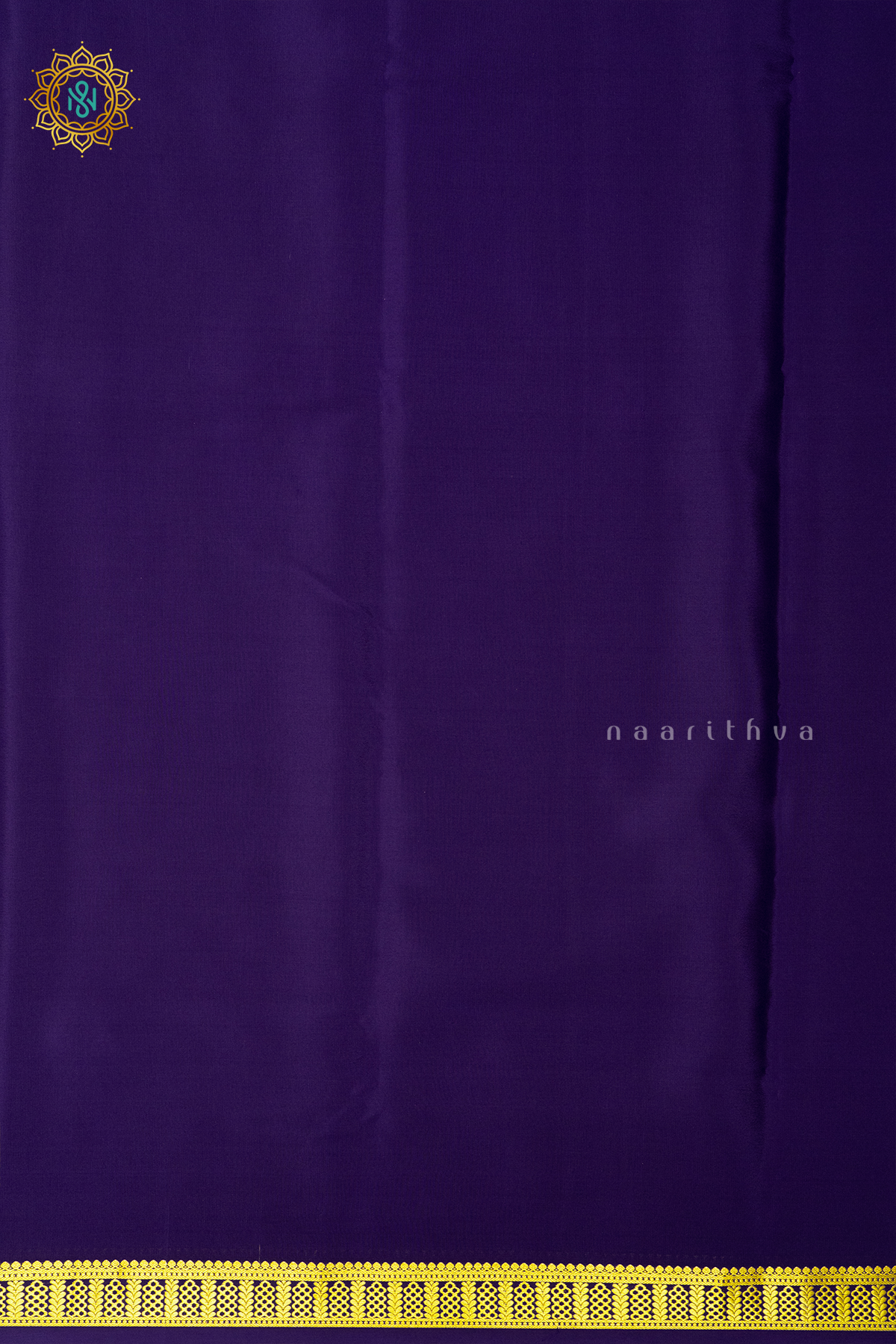 BLUE - PURE MYSORE CREPE SILK