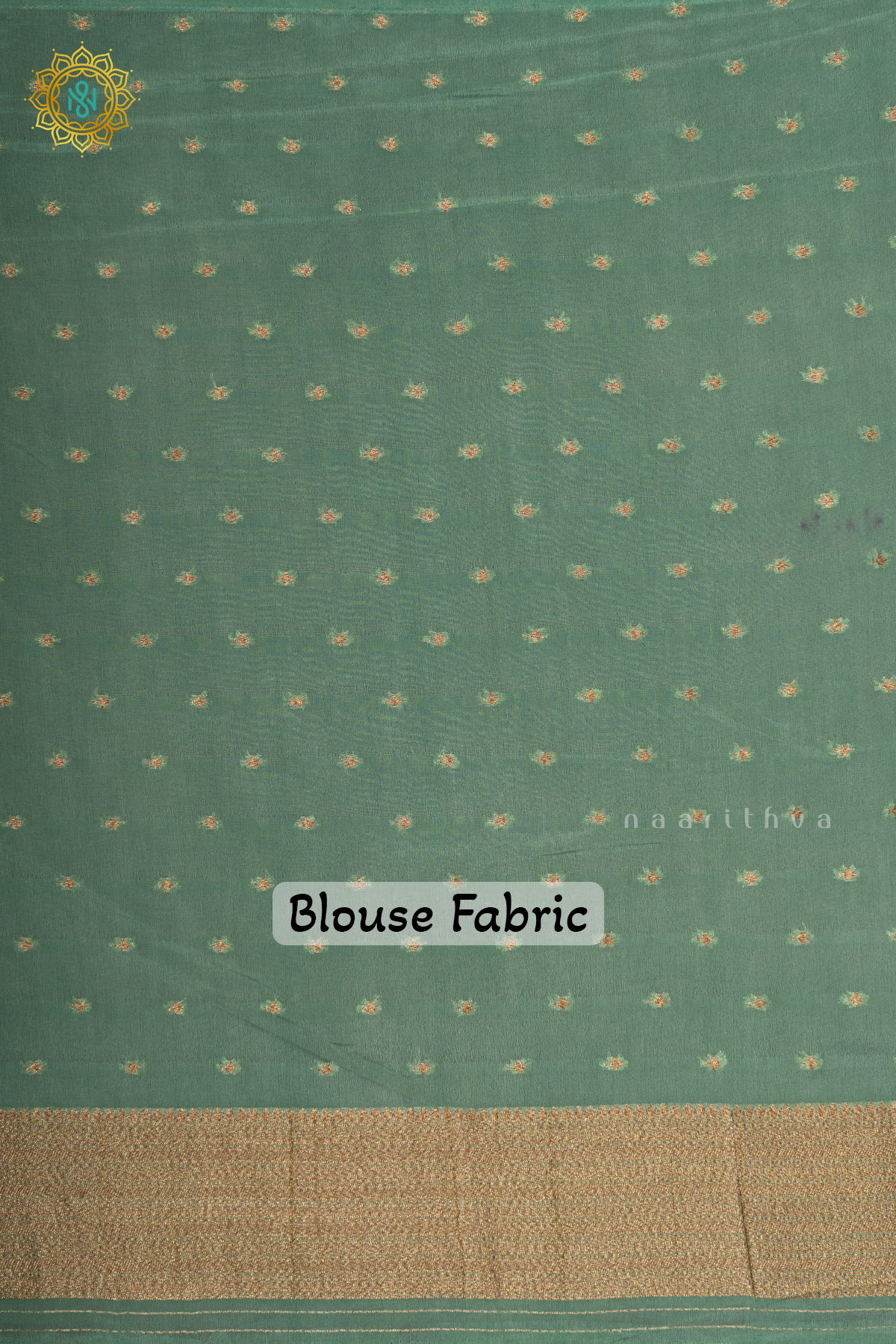 WINE WITH PISTA GREEN - SEMI CREPE GEORGETTE