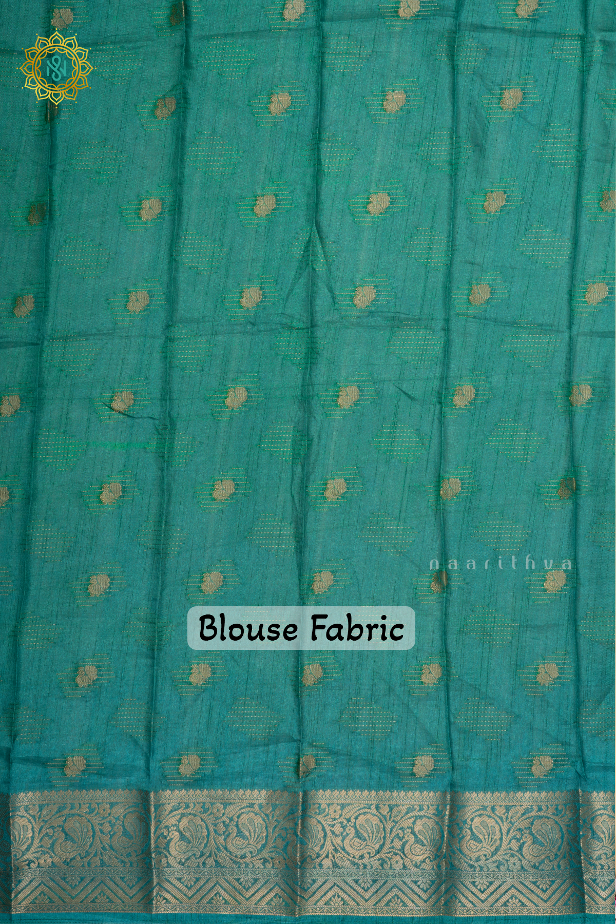 Maroon With Green Dola Silk Saree Allover Printed Buttas And Zari Stripes With Contrast Zari Gap Border