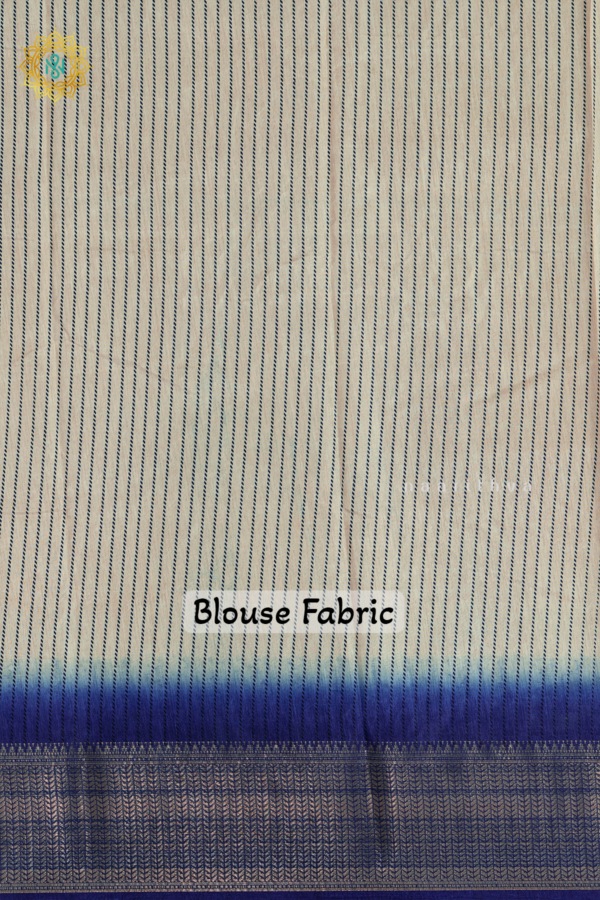 WHITE WITH BLUE - DOLA SILK