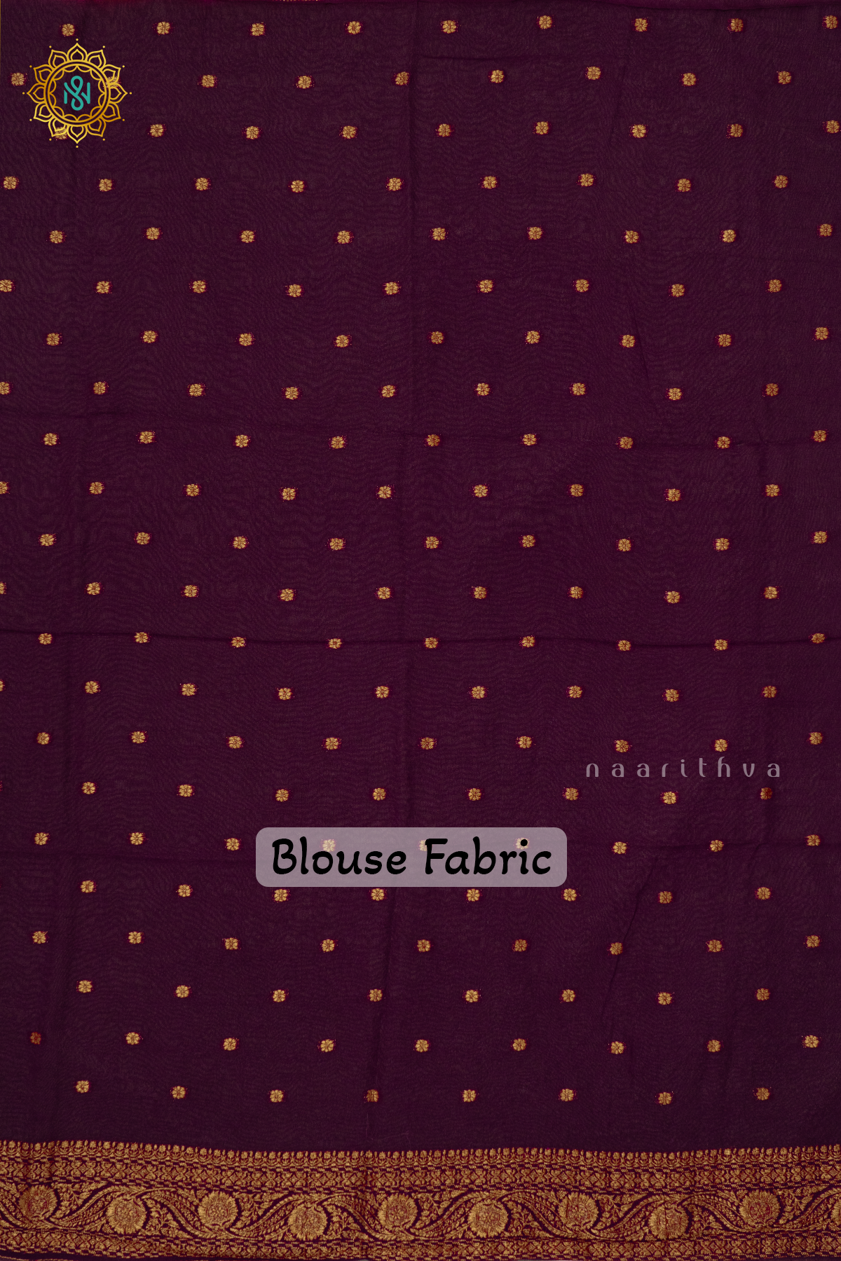 YELLOW WITH WINE - SEMI GEORGETTE