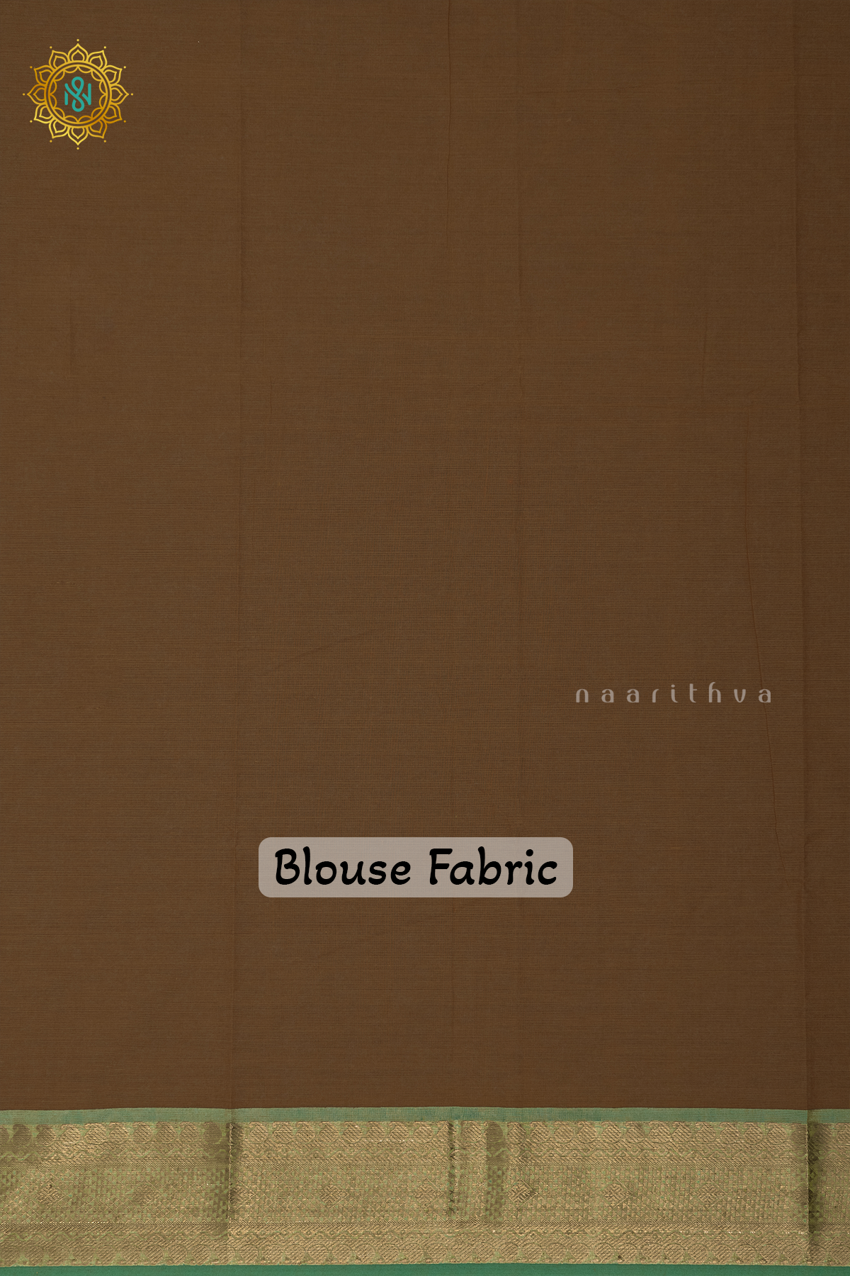 MUSTARD WITH GREEN & BROWN - CHETTINAD COTTON