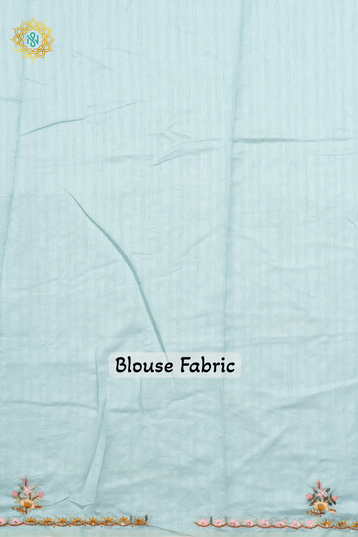 AQUA BLUE - SEMI TUSSAR SILK