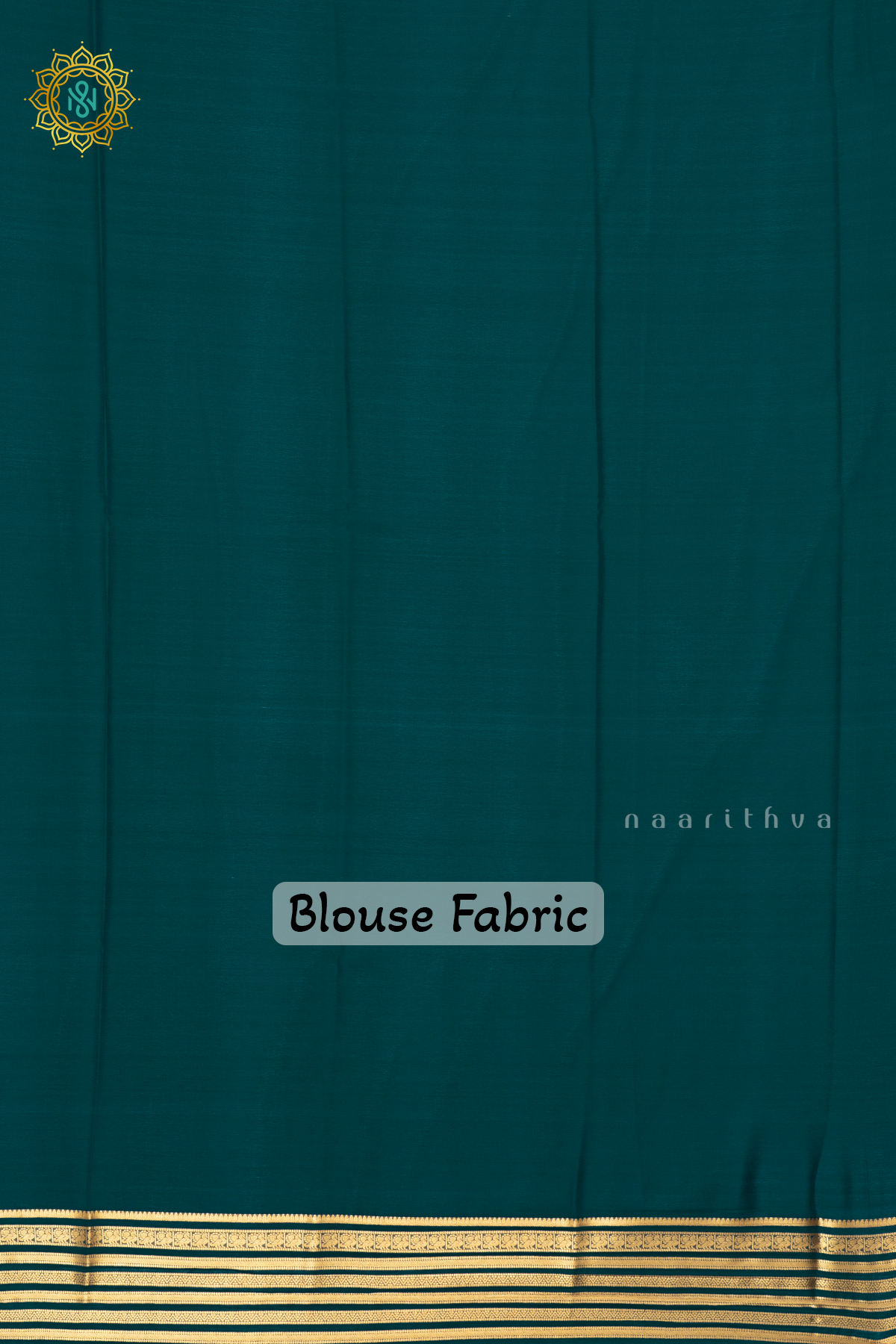 PEACOCK GREEN - PURE MYSORE CREPE SILK