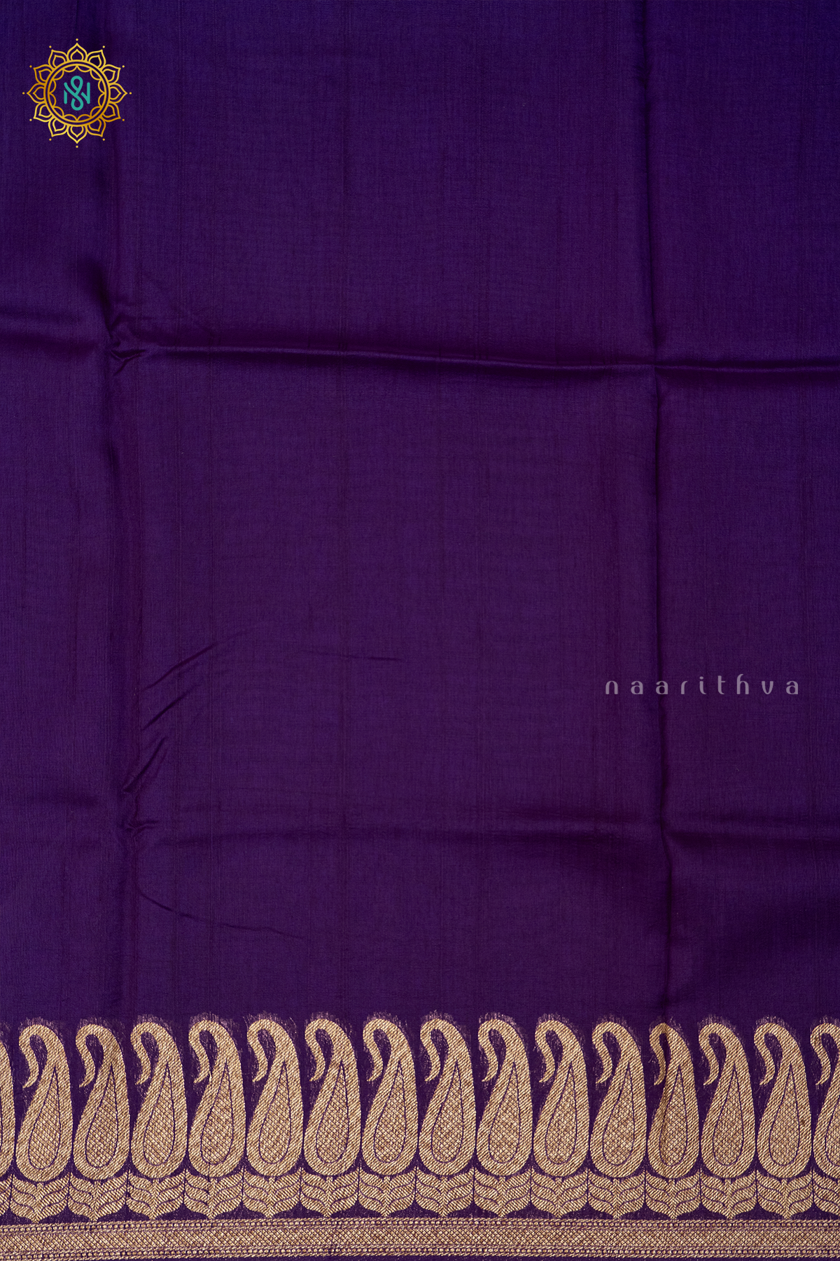 PURPLE - SEMI TUSSAR SILK
