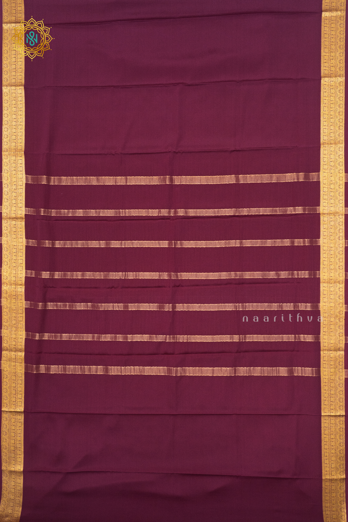 MAGENTA - PURE MYSORE CREPE SILK