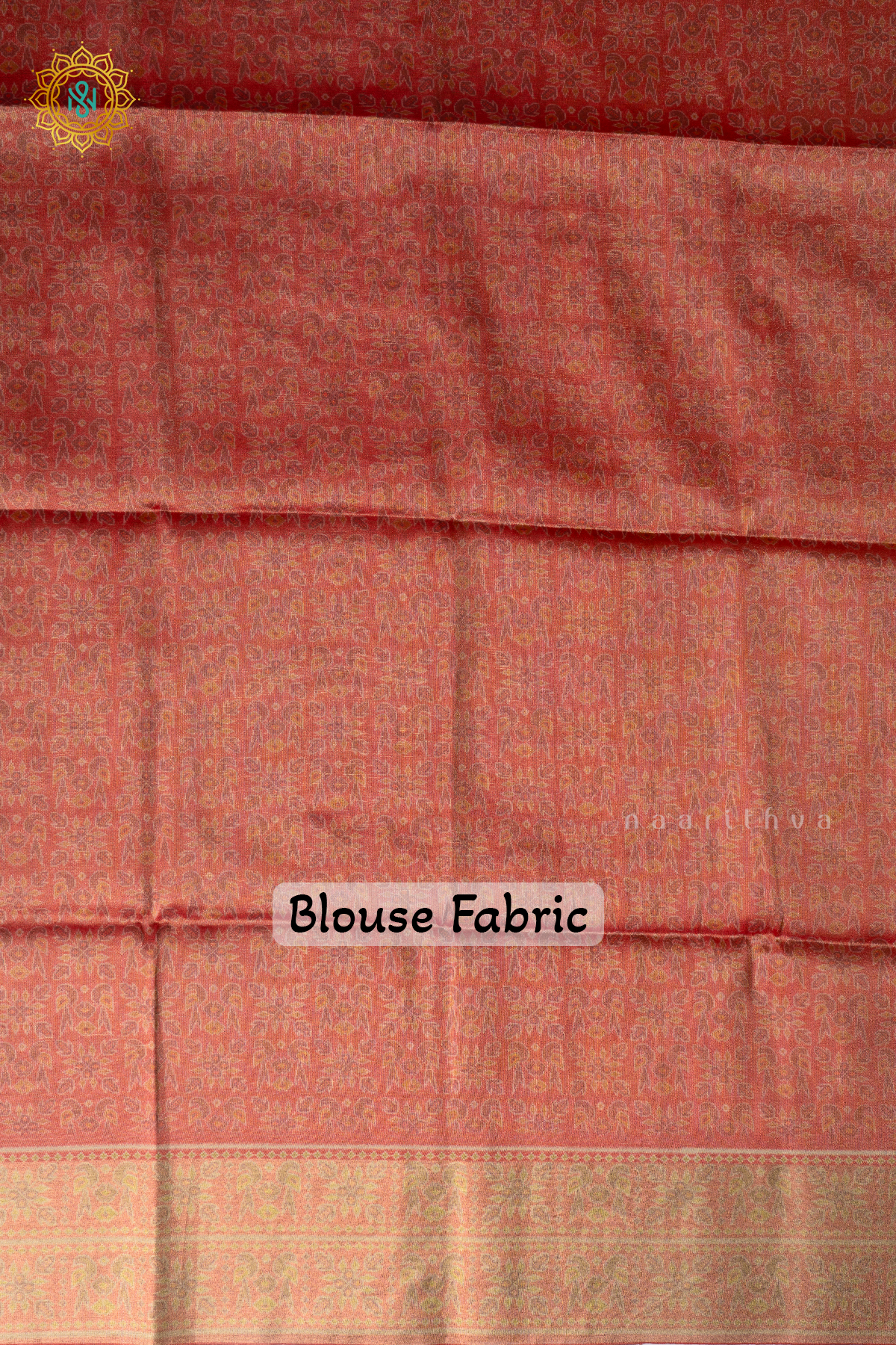 Yellow With Red Semi Tussar Silk Saree With Plain Body And Contrast Patola Border