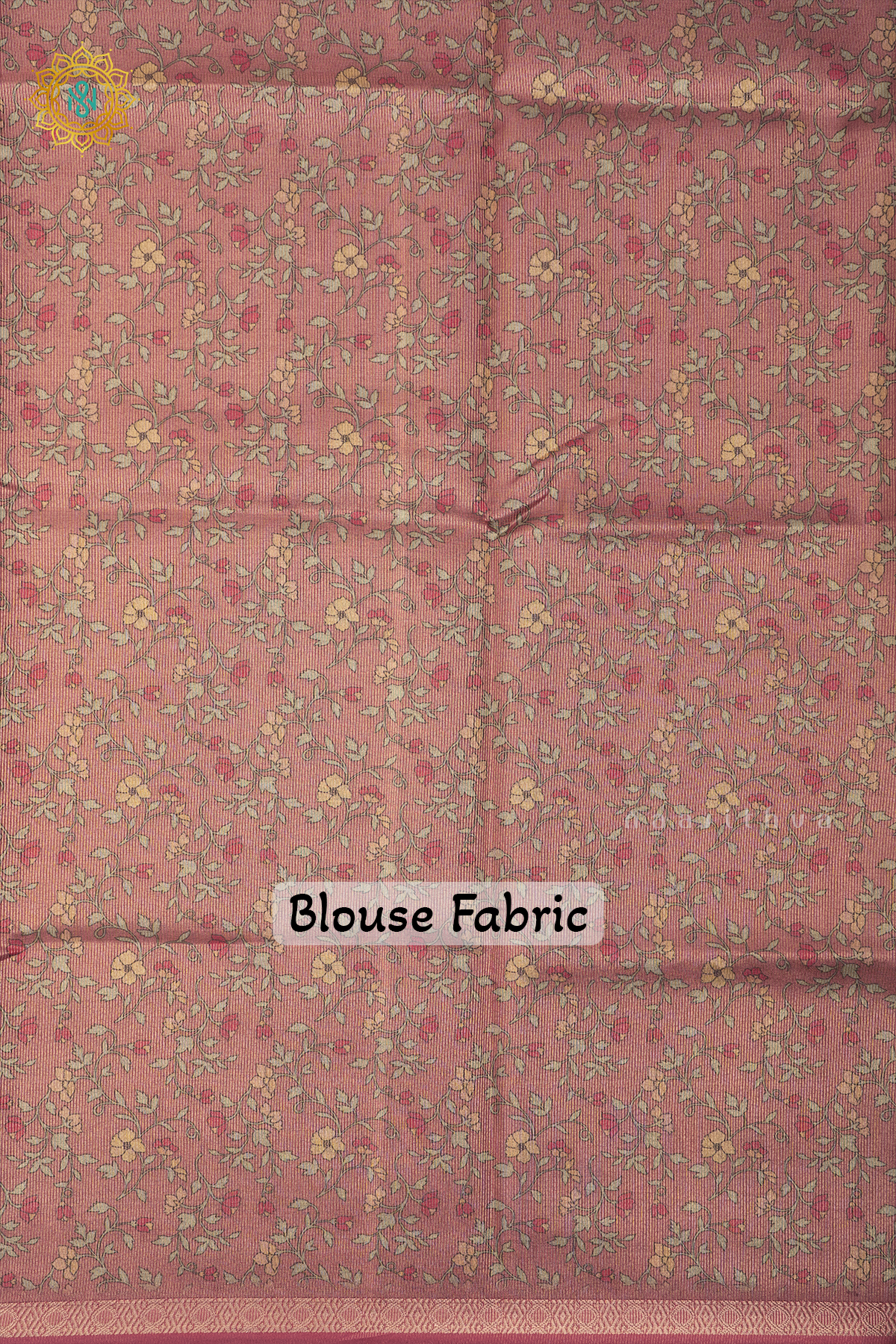 PEACH WITH BROWN  - SEMI TISSUE