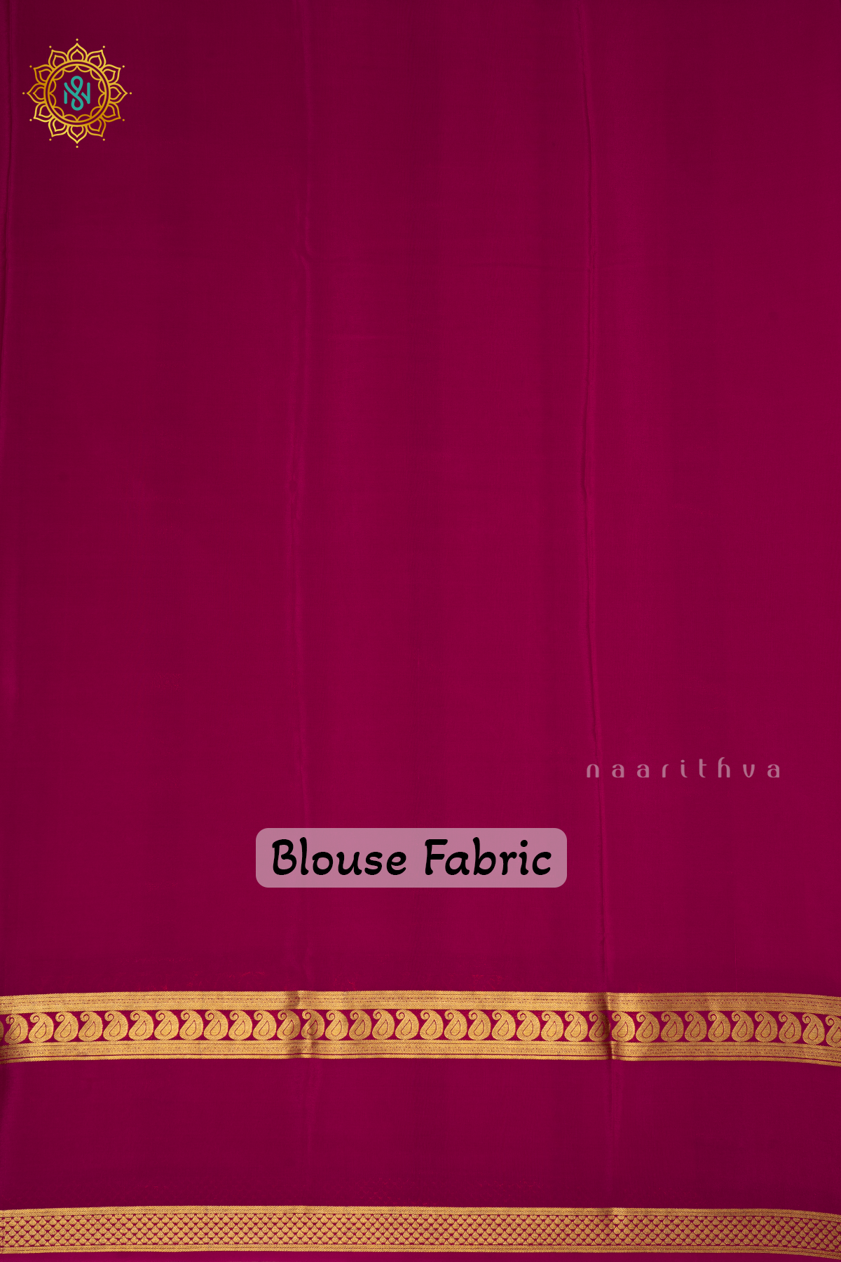 PINK WITH RANI PINK - PURE MYSORE CREPE SILK