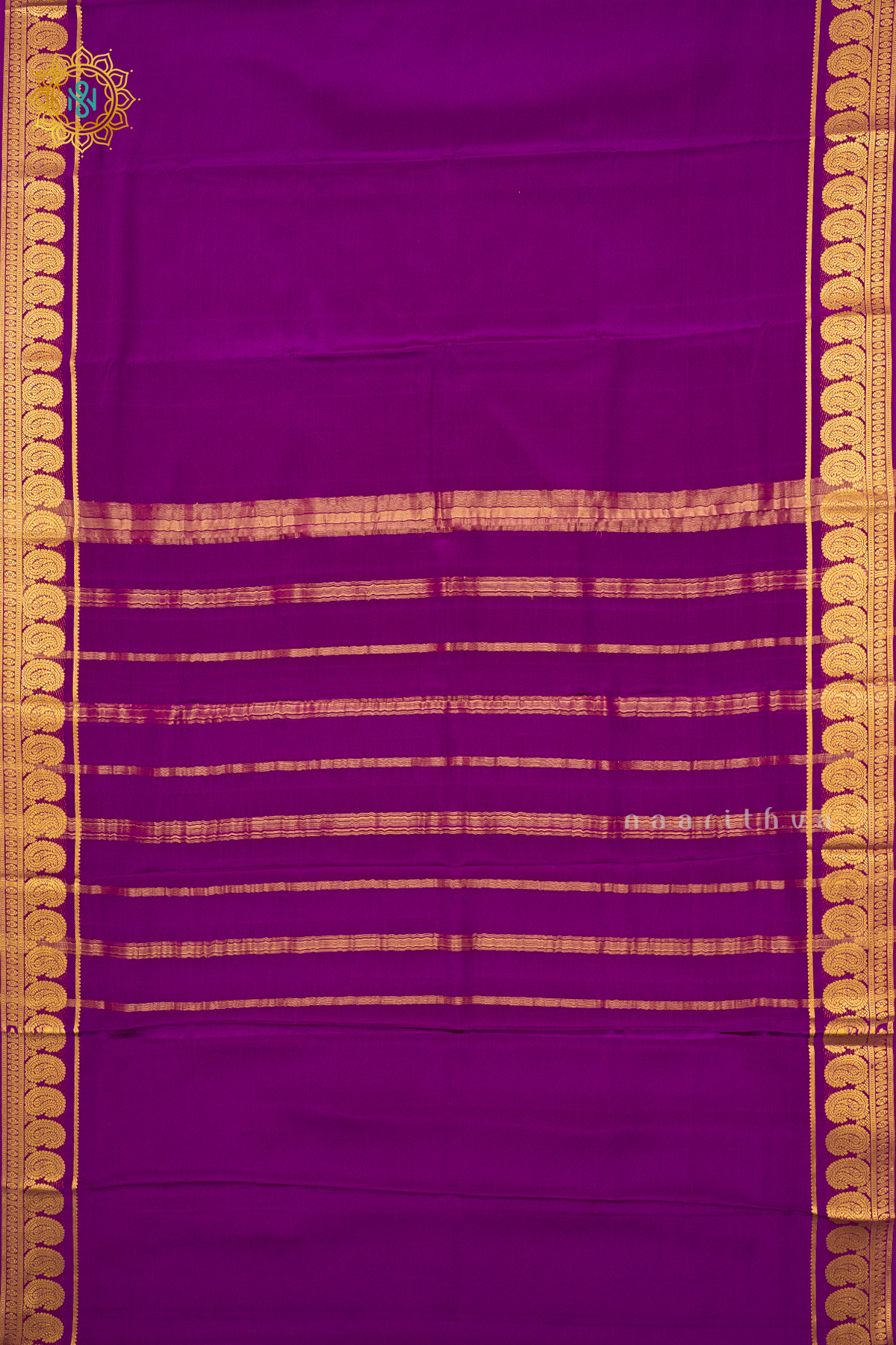 PURPLE - PURE MYSORE CREPE SILK