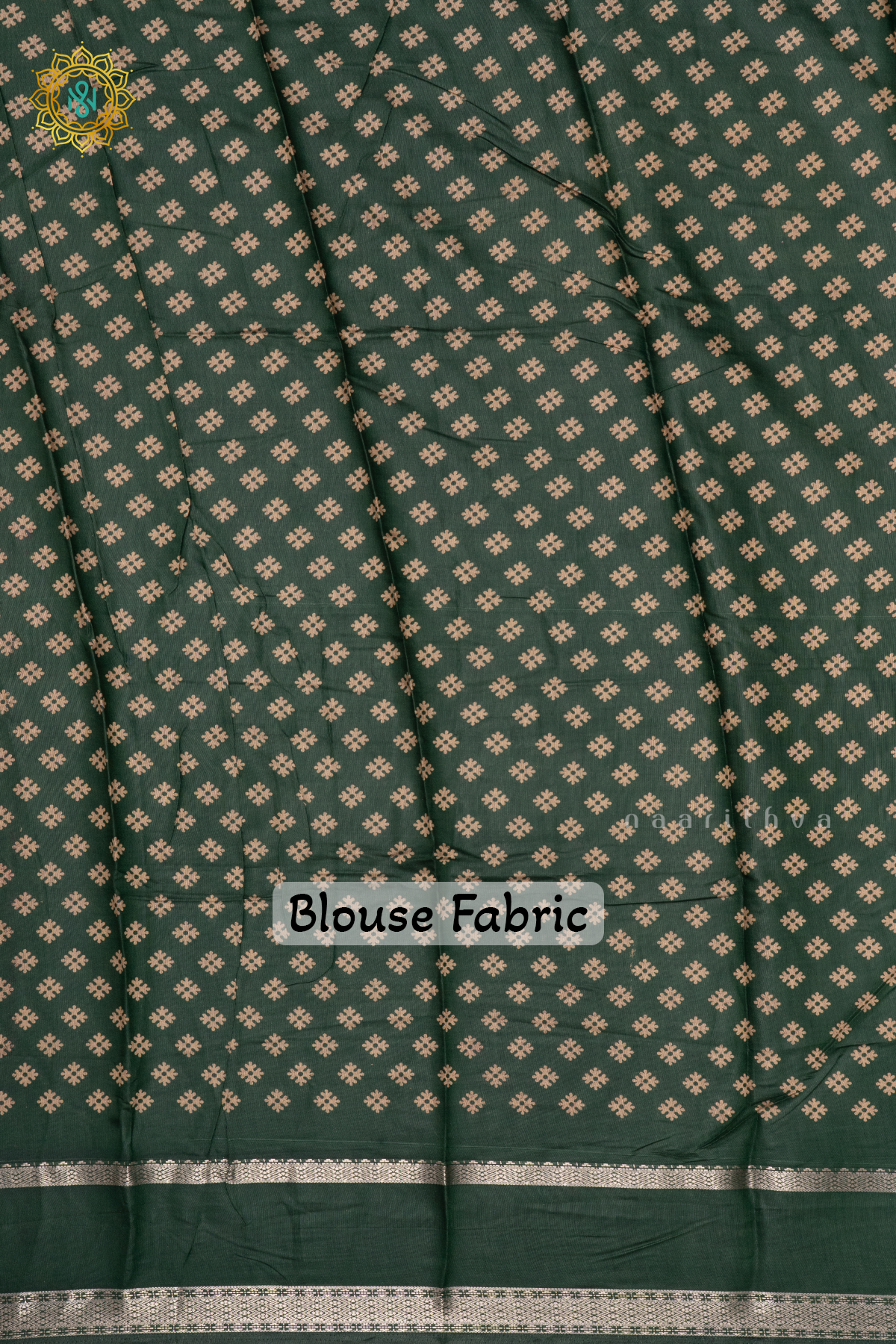 DEEP WINE WITH GREEN - SOFT COTTON