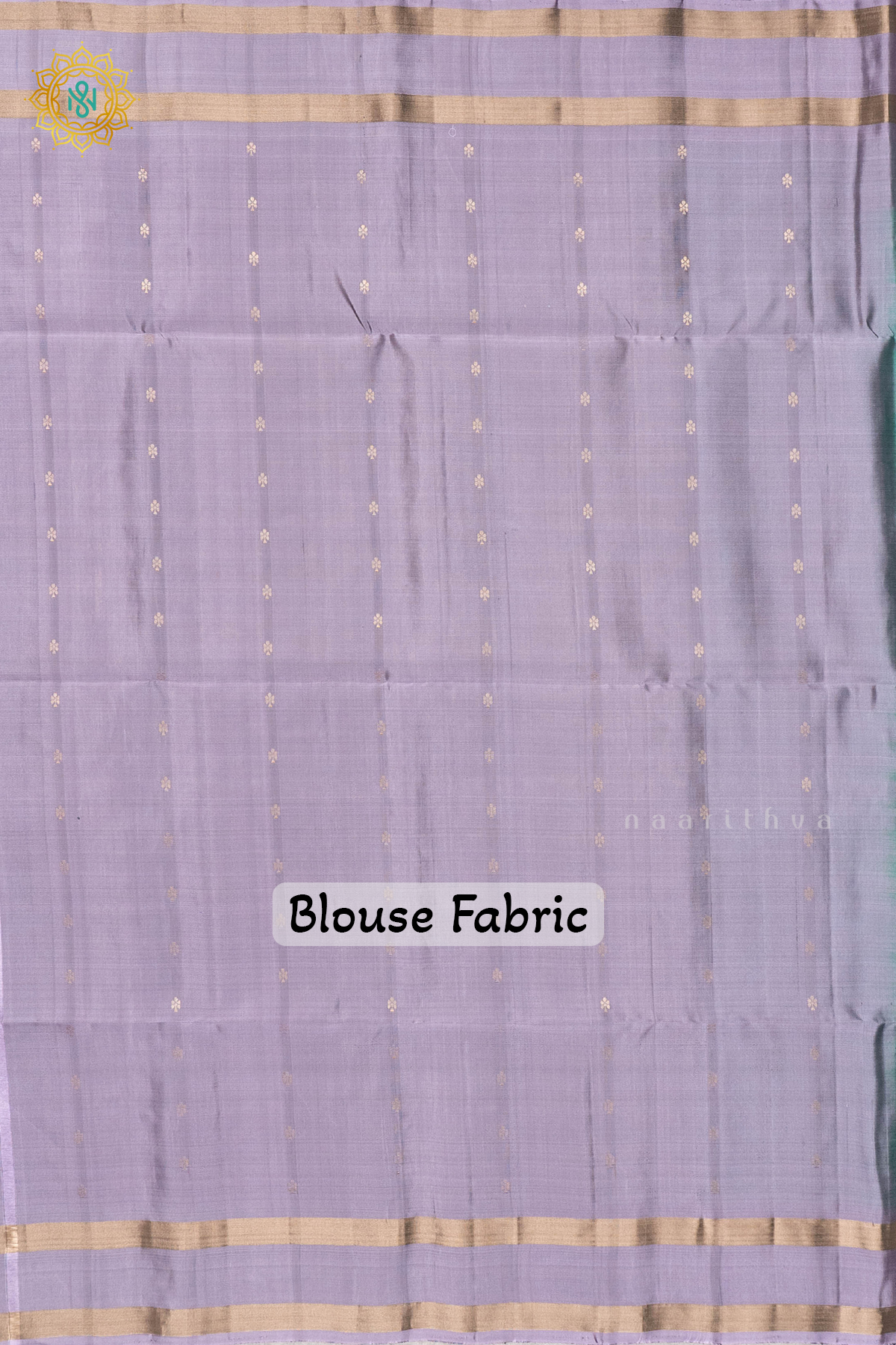 AQUA GREEN WITH LAVENDER - KANJIVARAM PURE MIX SOFT SILK