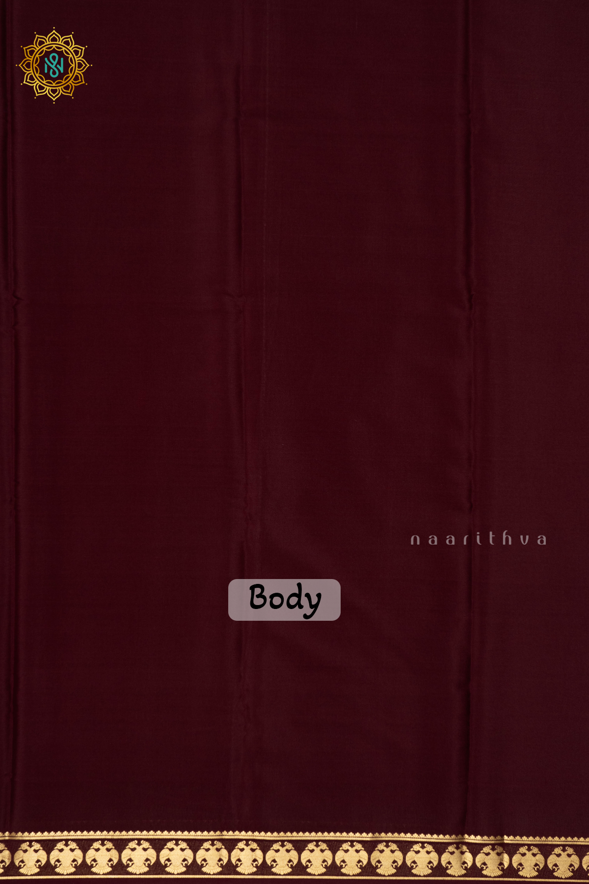 BROWN - PURE MYSORE CREPE SILK