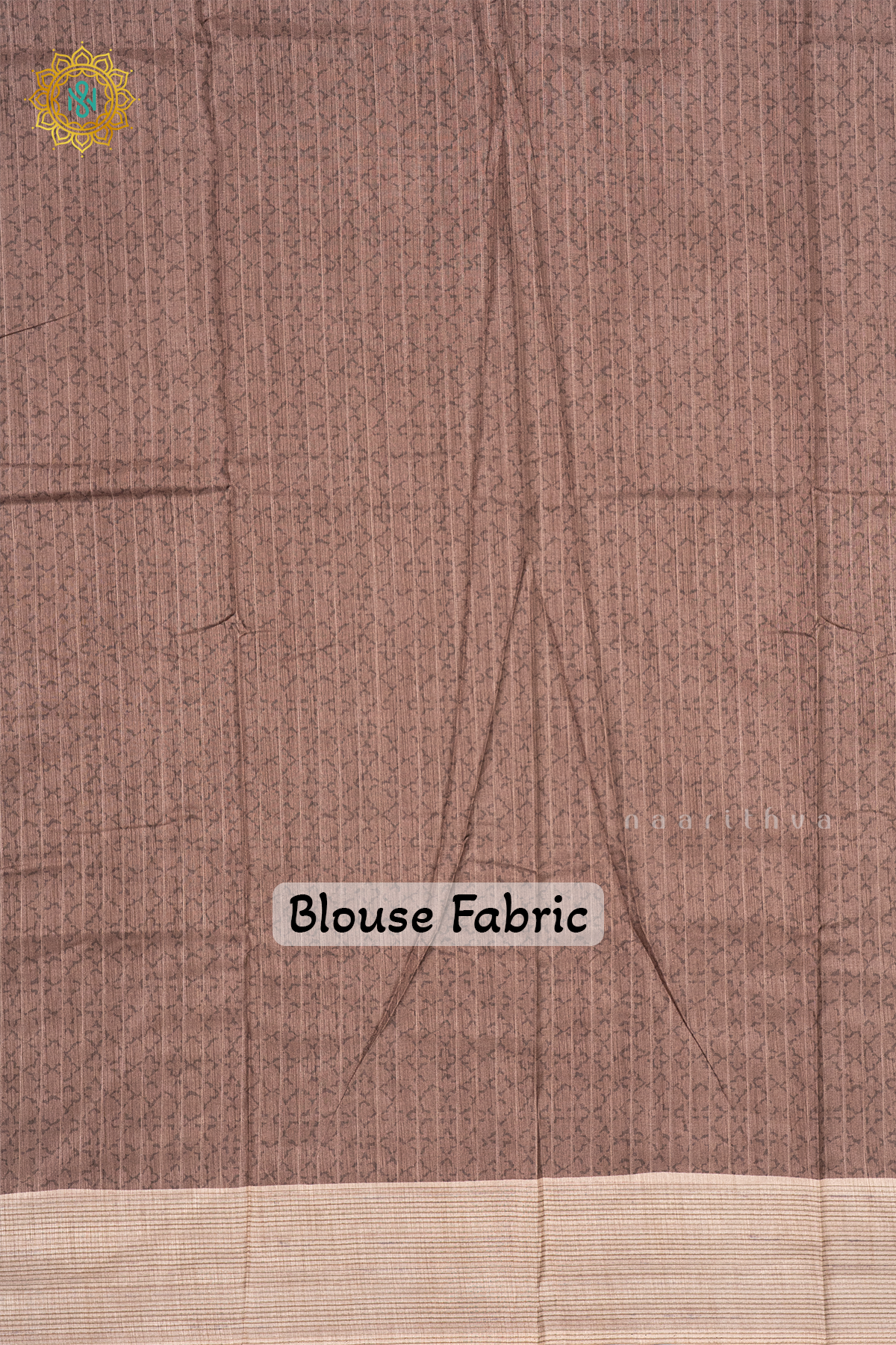 LIGHT BROWN WITH OFF WHITE - SEMI TUSSAR