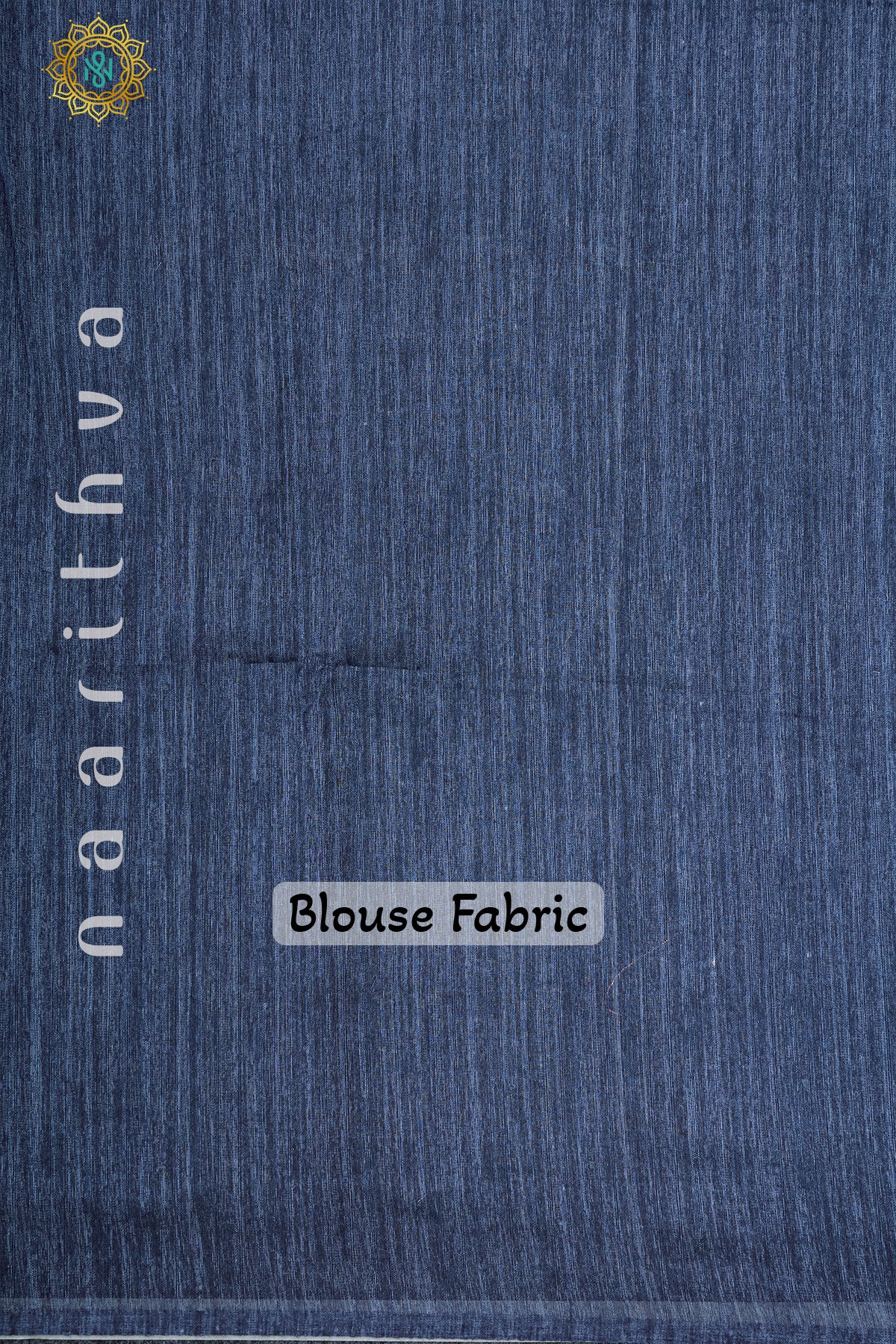 BLUE WITH GREY - JUTE COTTON