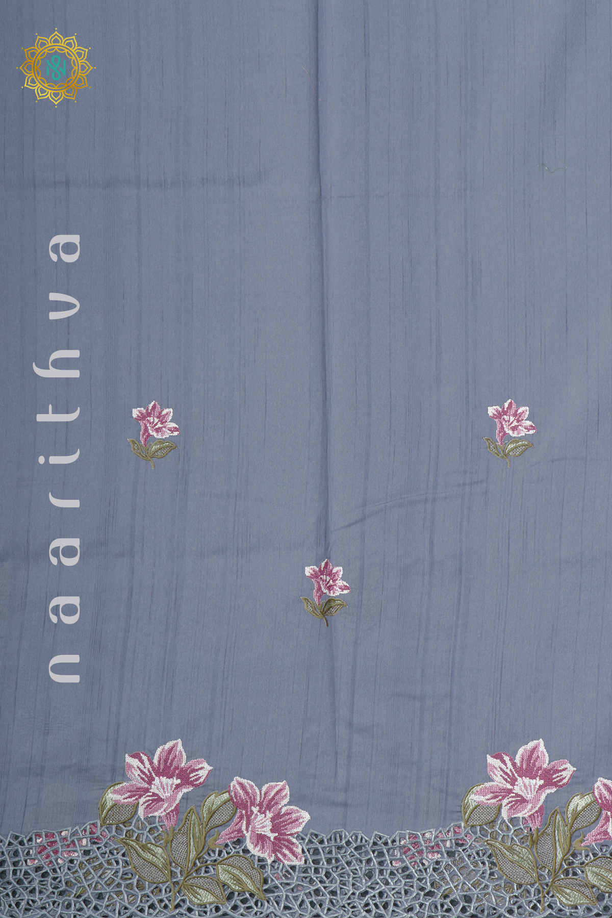 BLUE - SEMI TUSSAR SILK