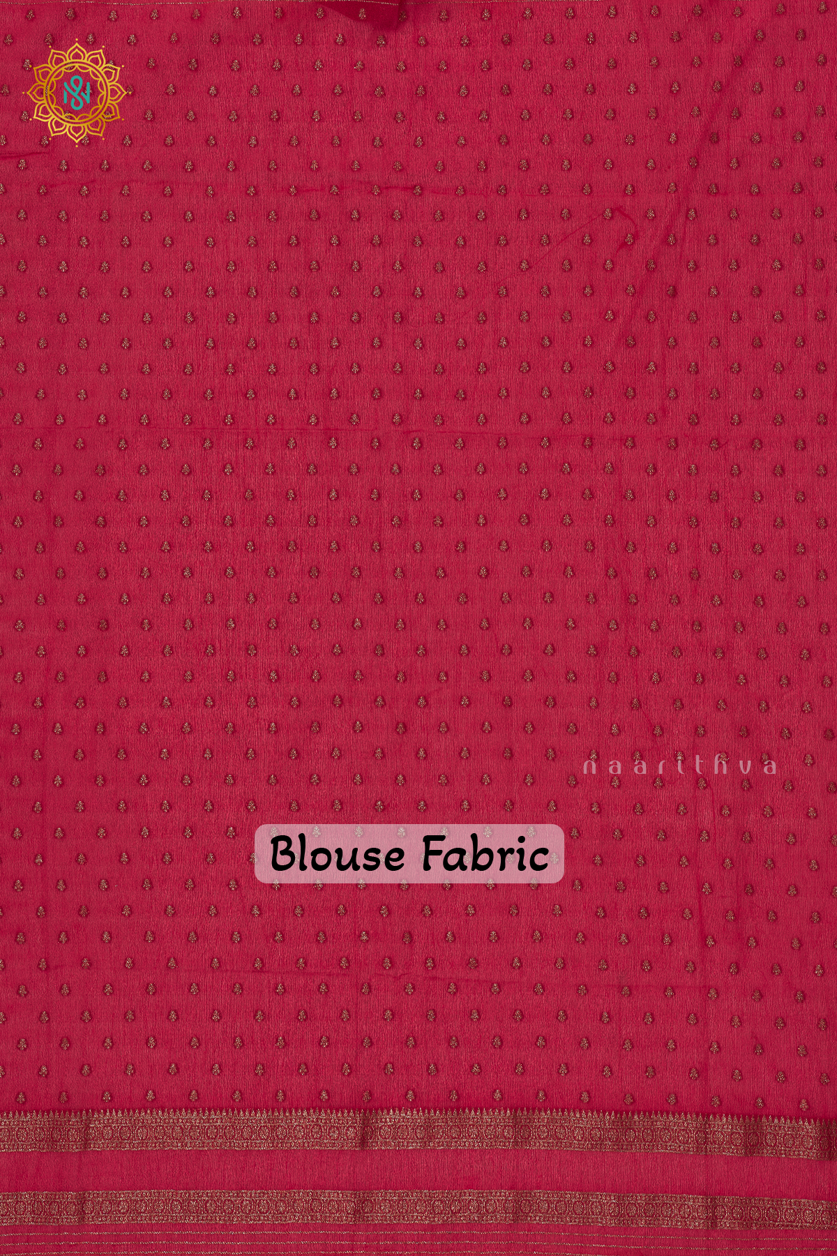 ORANGE WITH PINK - SEMI CREPE GEORGETTE