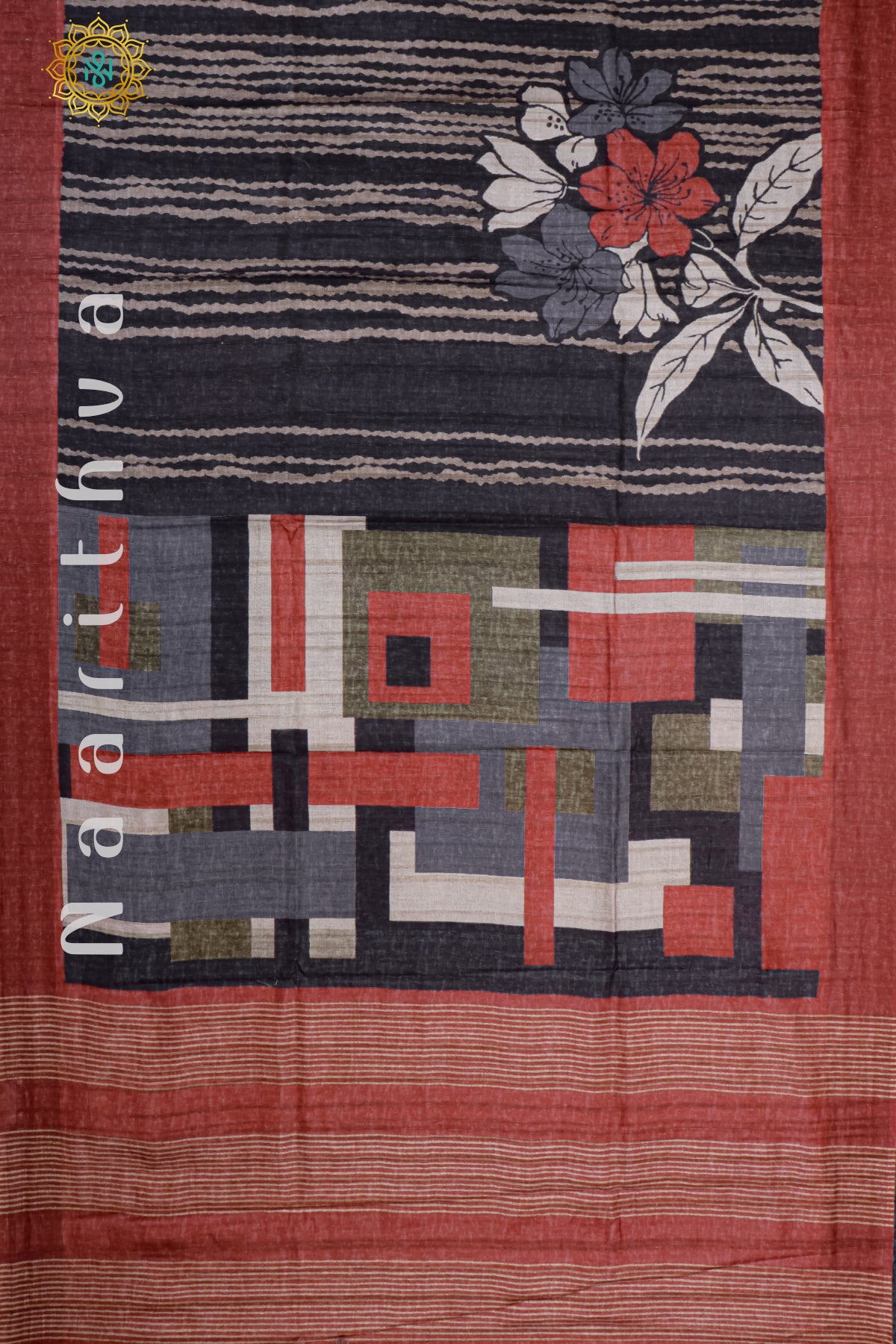 BLACK WITH RED - KOTHA TUSSAR