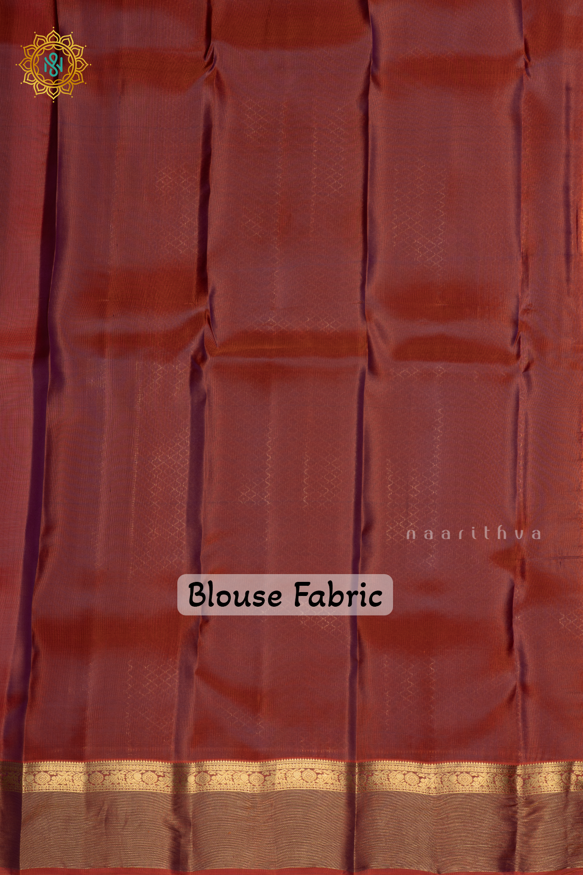 Purple with Orange Pure Mix Kanjivaram Silk Saree with Zari Woven Buttas and Contrast Zari Woven Border With Contrast Pallu & Blouse