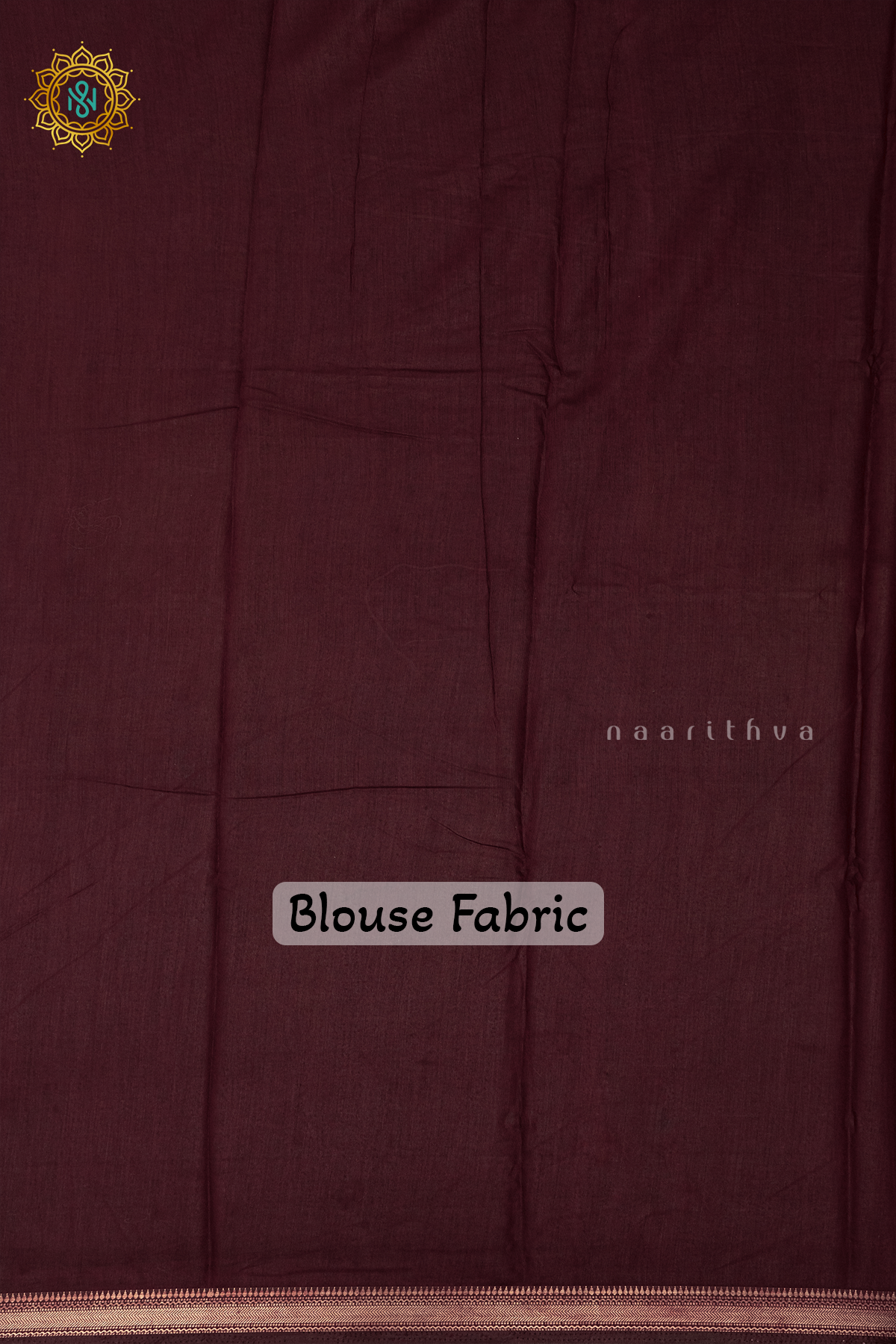 BLUE WITH MAROON - VISCOSE COTTON