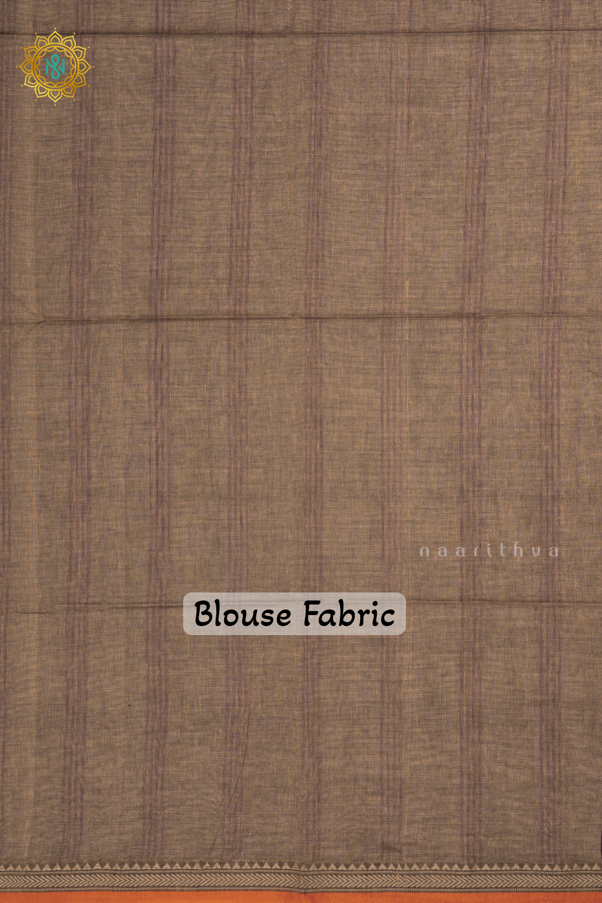 Wine With Beige Mul Cotton Plain Body With Thread Woven Border