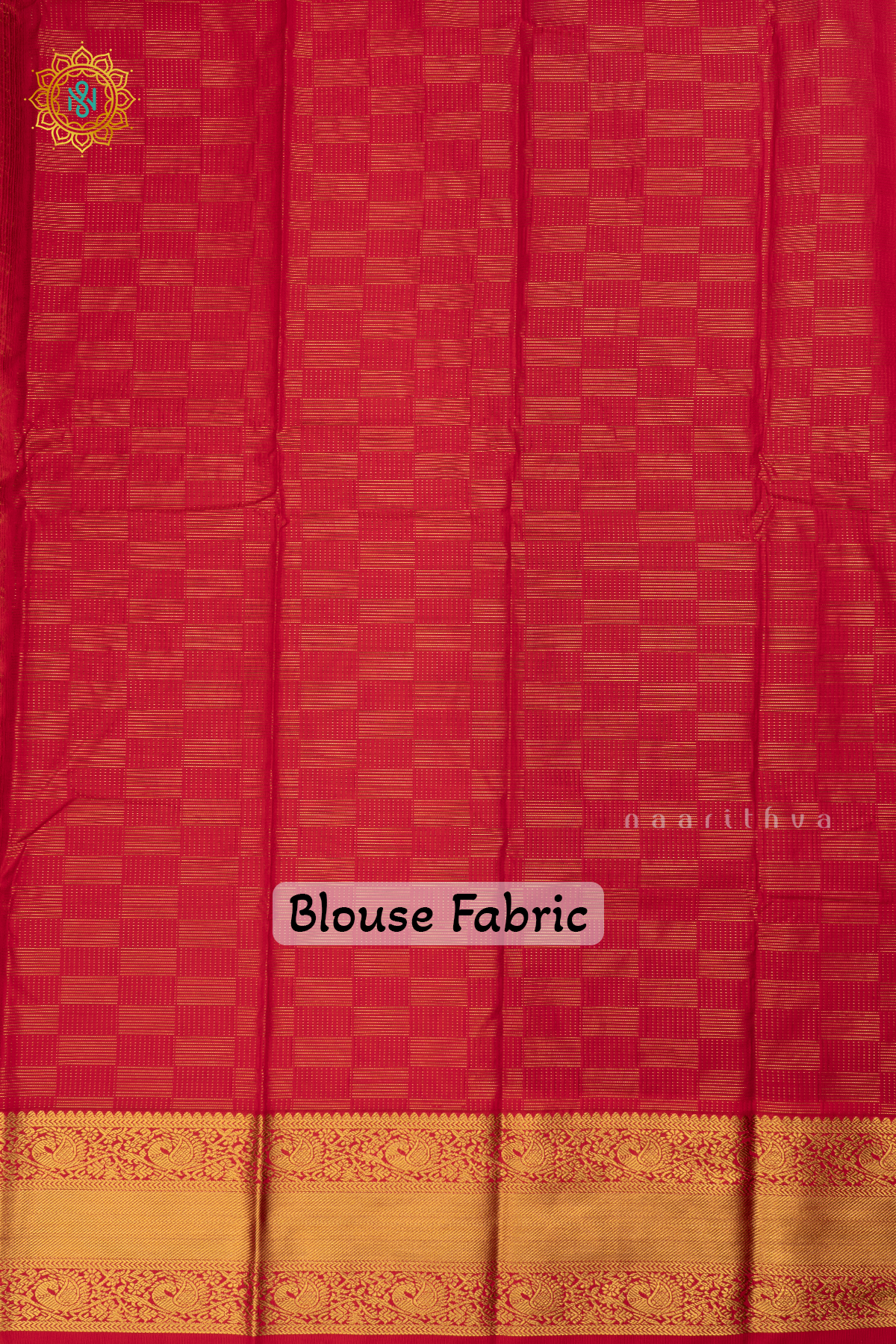 Royal Blue with Rani Pink Semi Kanchi Saree With Zari Buttas All Over And Contrast Zari Border