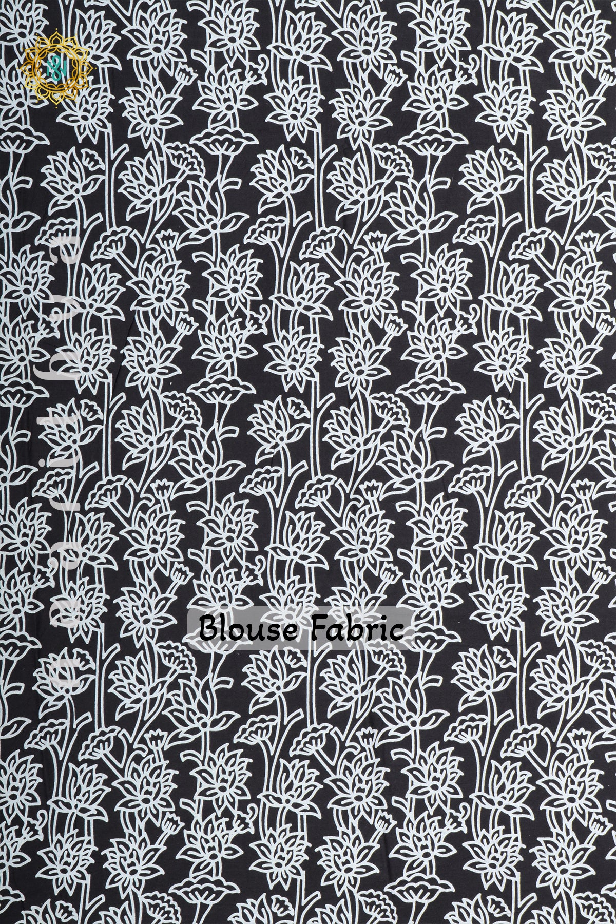 BLACK WITH WHITE - MUL COTTON