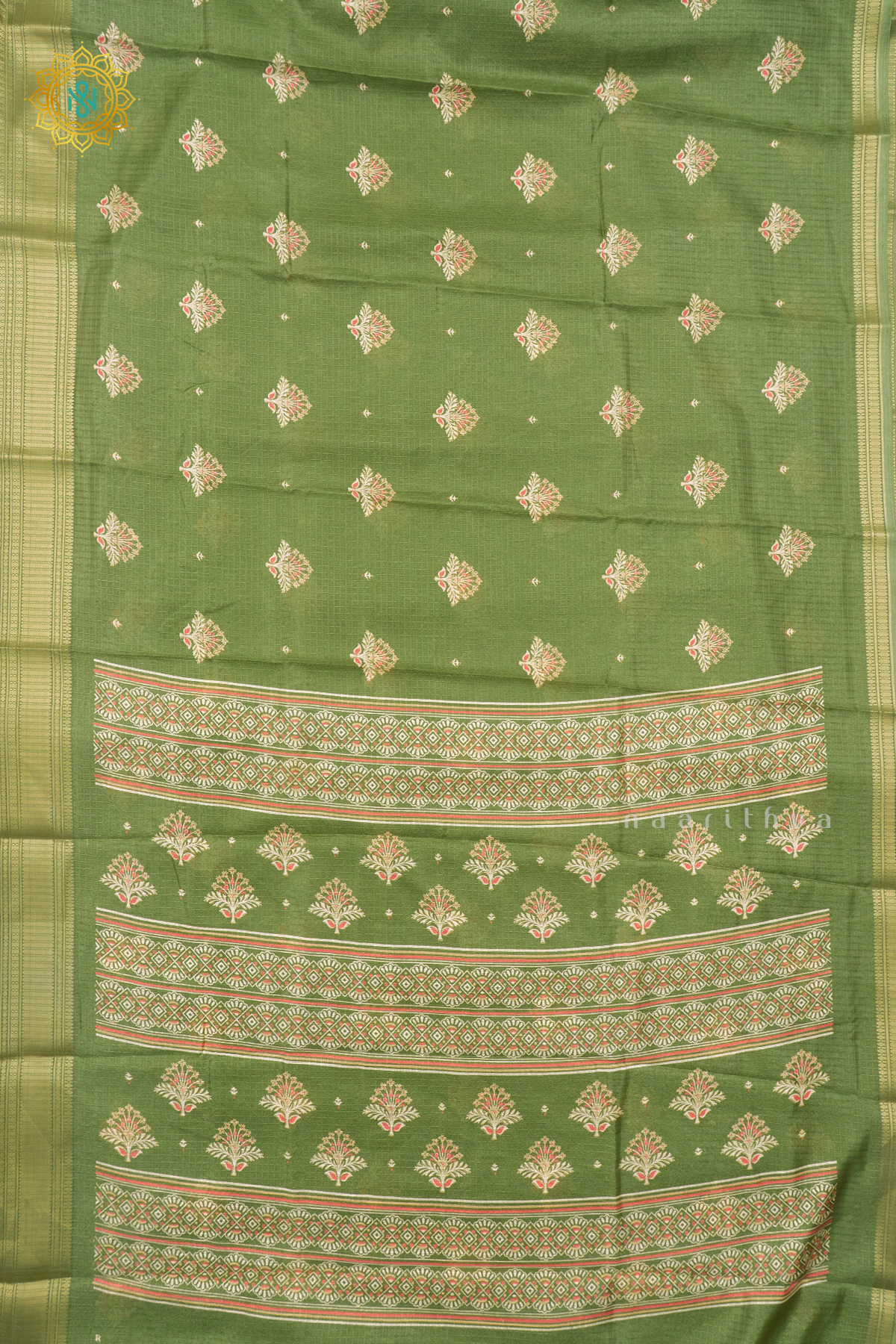 PARROT GREEN - DOLA SILK